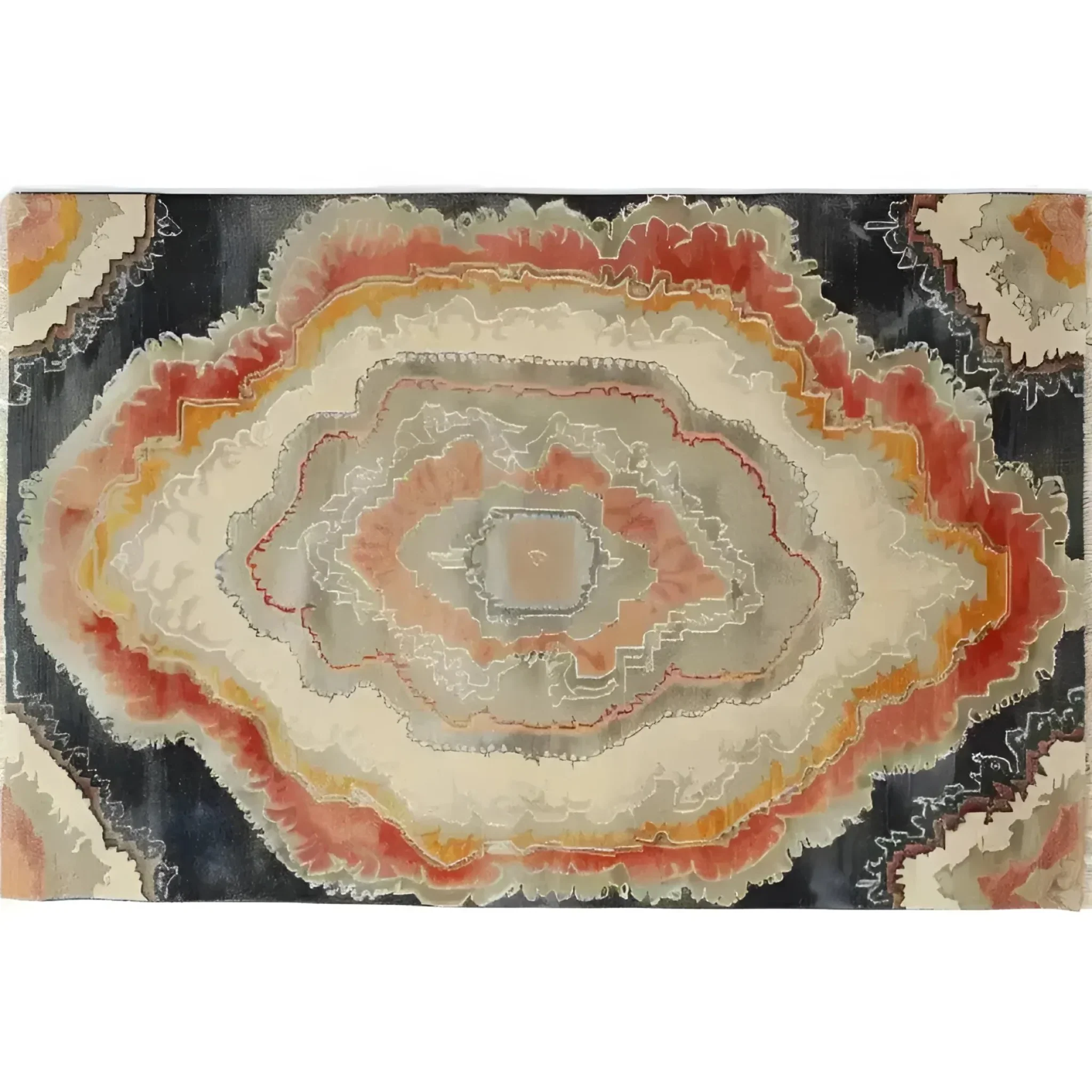 Harmonious Haven Hand Knotted Area Rug - Image 3