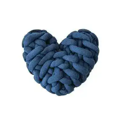 Heart Shape Knotted Accent Pillow - Image 7