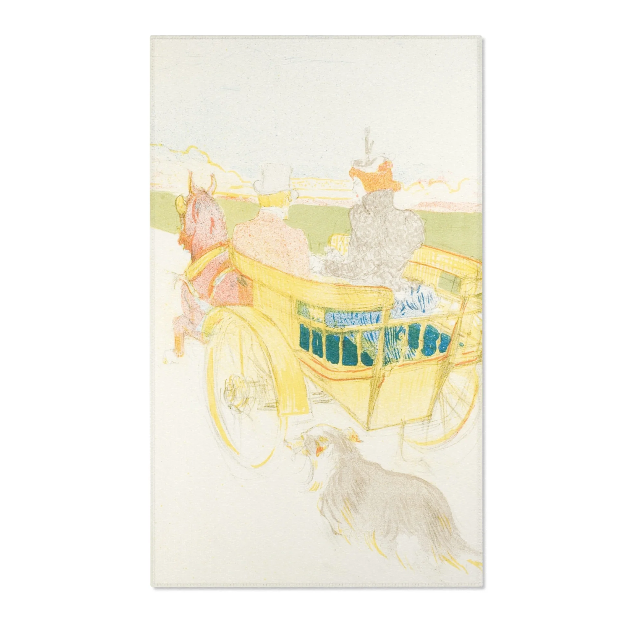 Henri de Toulouse-Lautrec - A Drive in the Country | Area Rug - Image 2