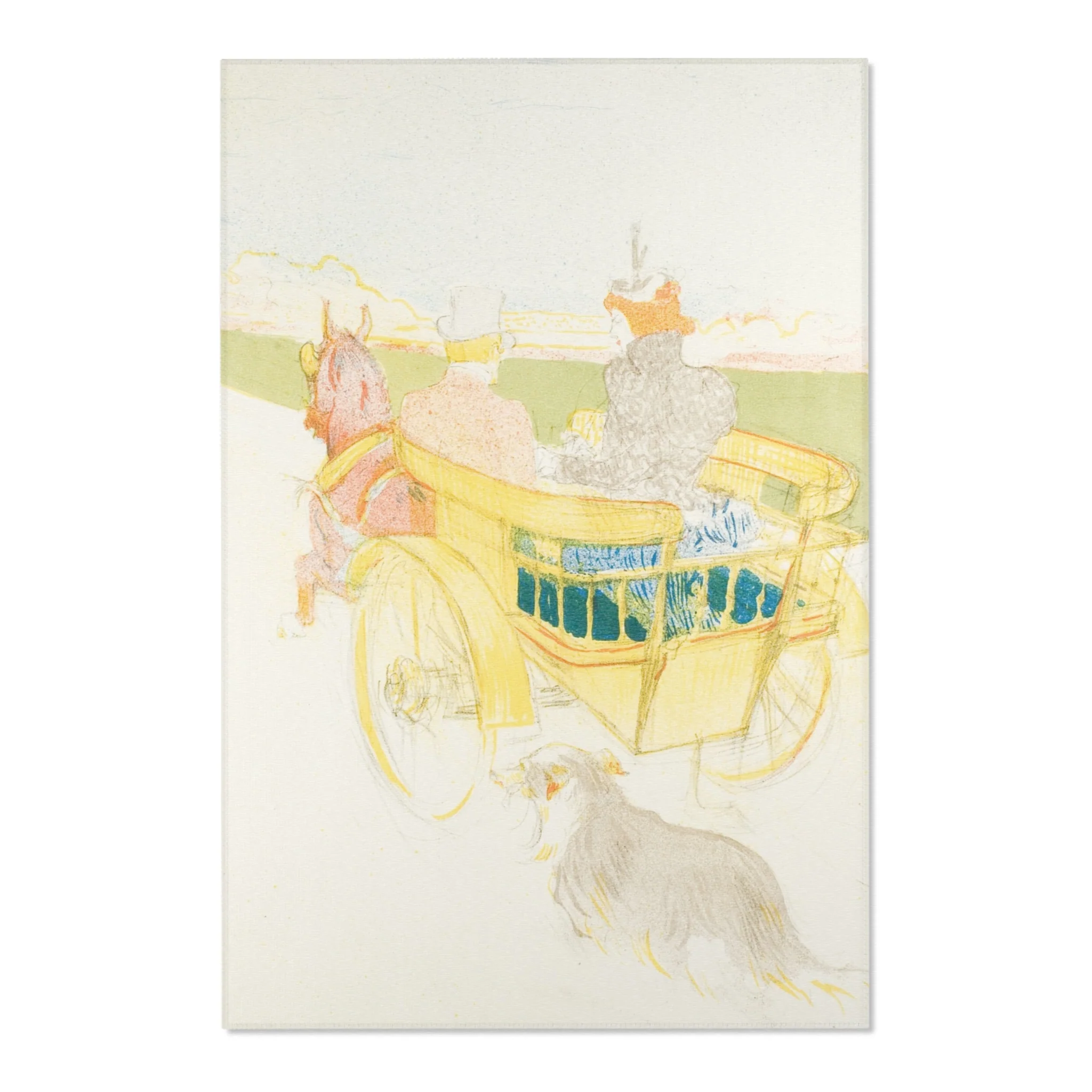 Henri de Toulouse-Lautrec - A Drive in the Country | Area Rug - Image 3