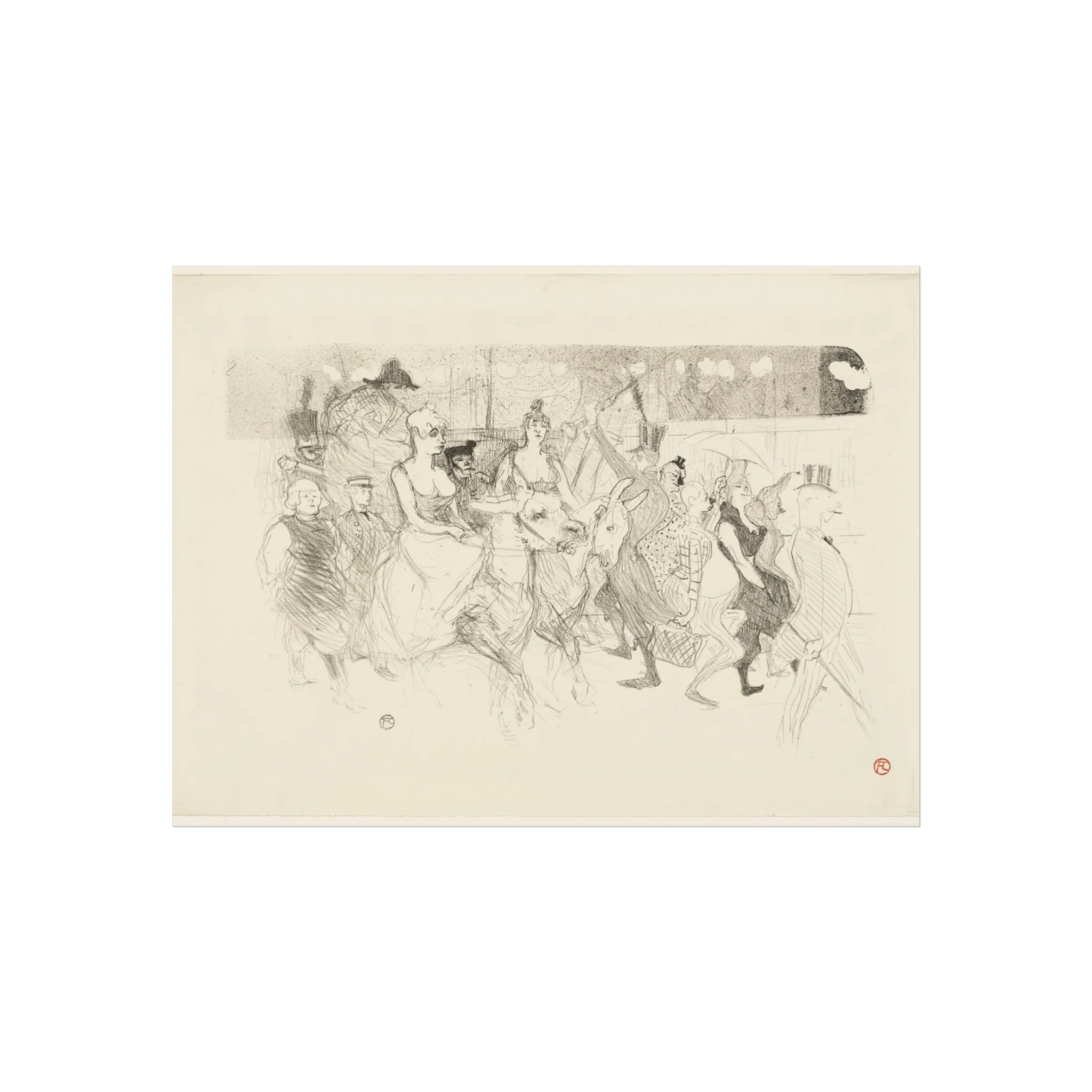 Henri de Toulouse-Lautrec - A Gala Evening at the Moulin Rouge | Fine Art Poster - Image 3
