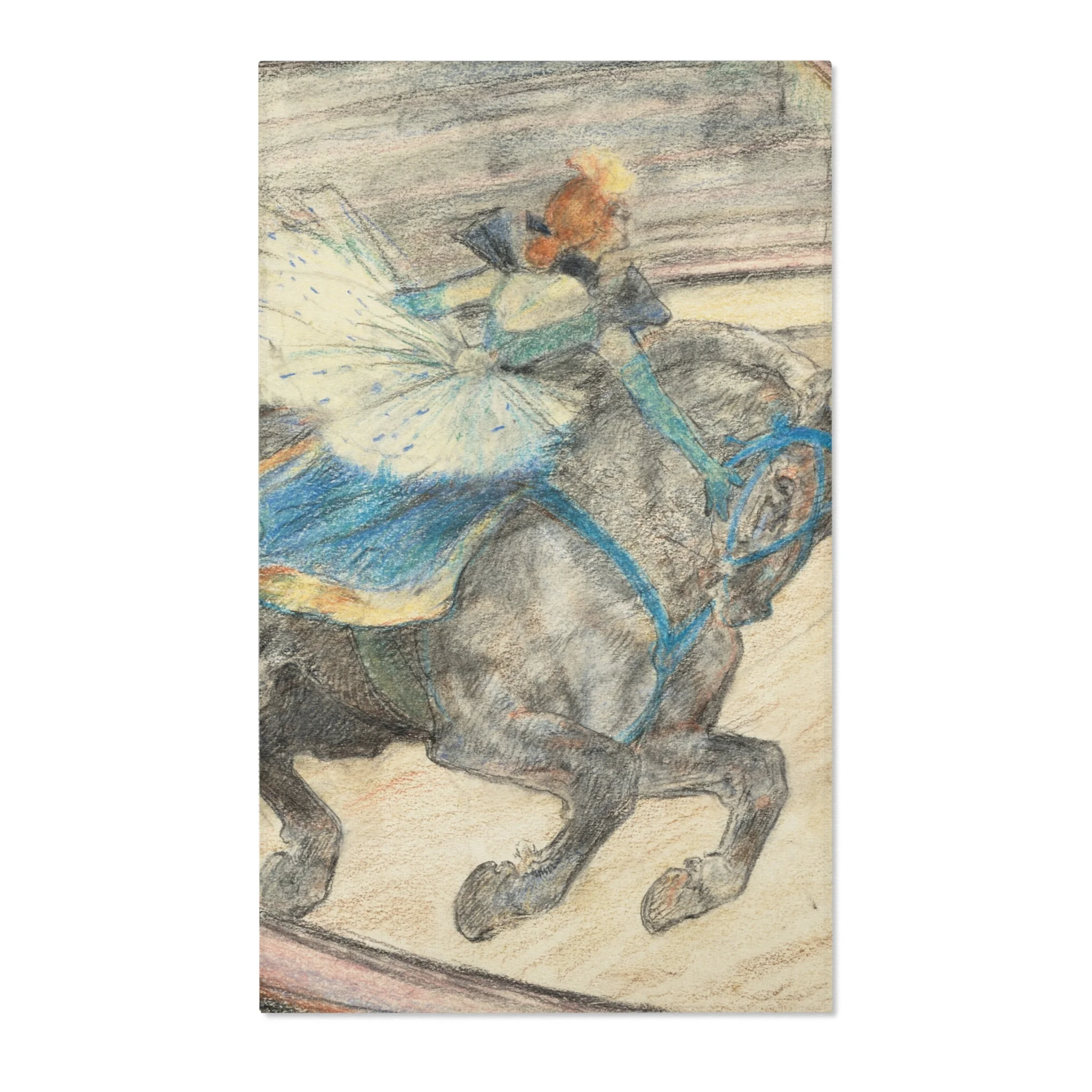 Henri de Toulouse-Lautrec - At the Circus Work in the Ring | Area Rug - Image 2