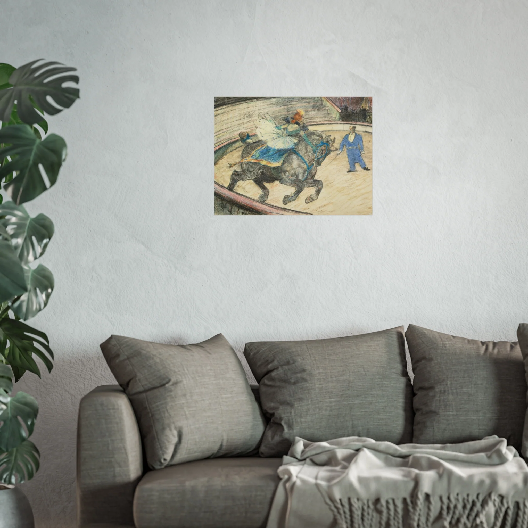 Henri de Toulouse-Lautrec - At the Circus Work in the Ring | Fine Art Poster - Image 9