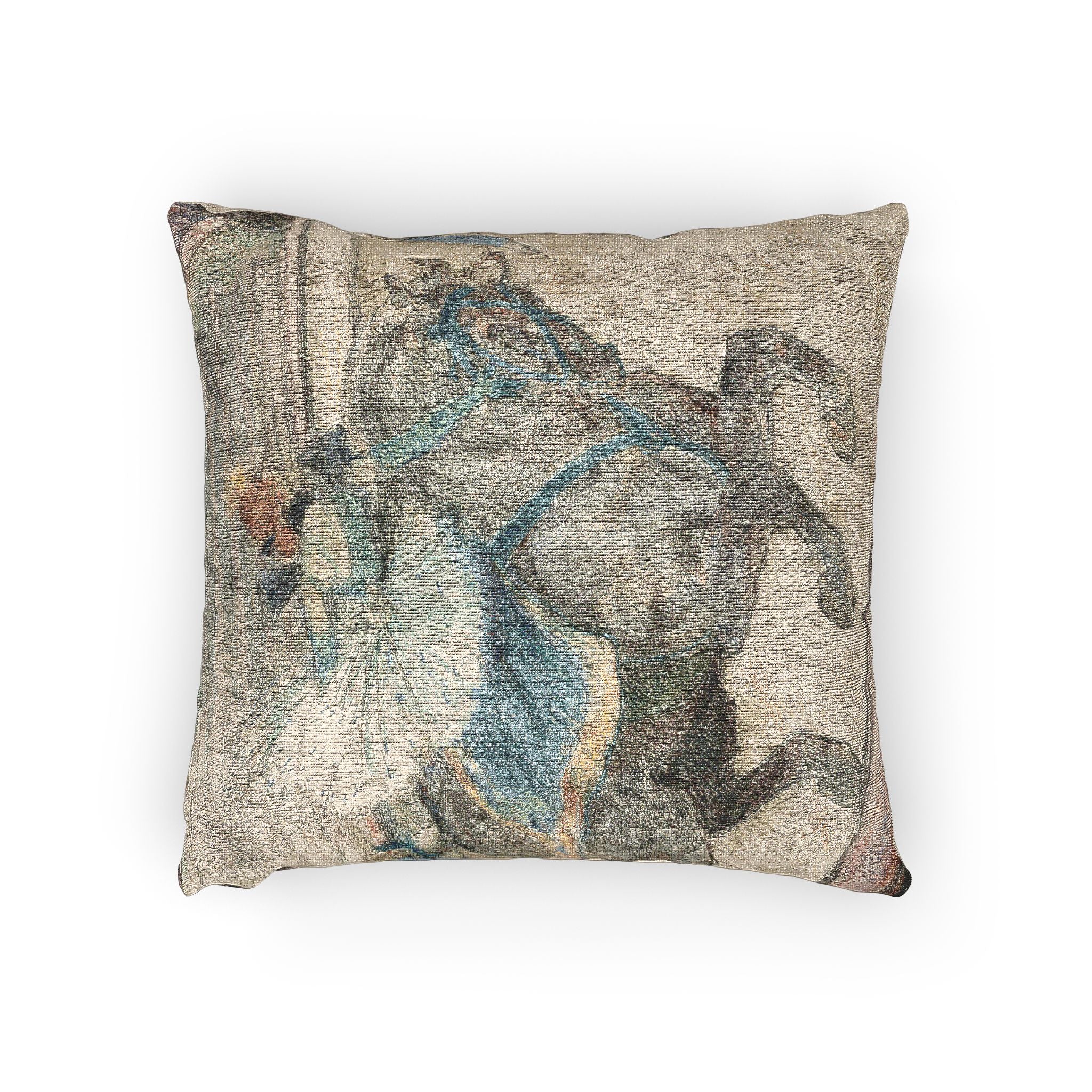 Henri de Toulouse-Lautrec - At the Circus Work in the Ring | Woven Pillow - Image 2