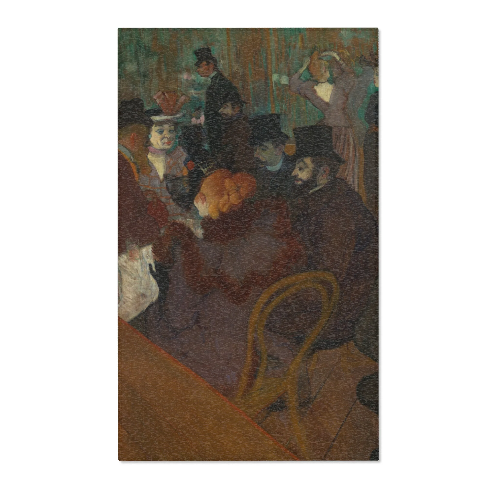 Henri de Toulouse-Lautrec - At the Moulin Rouge | Area Rug - Image 2