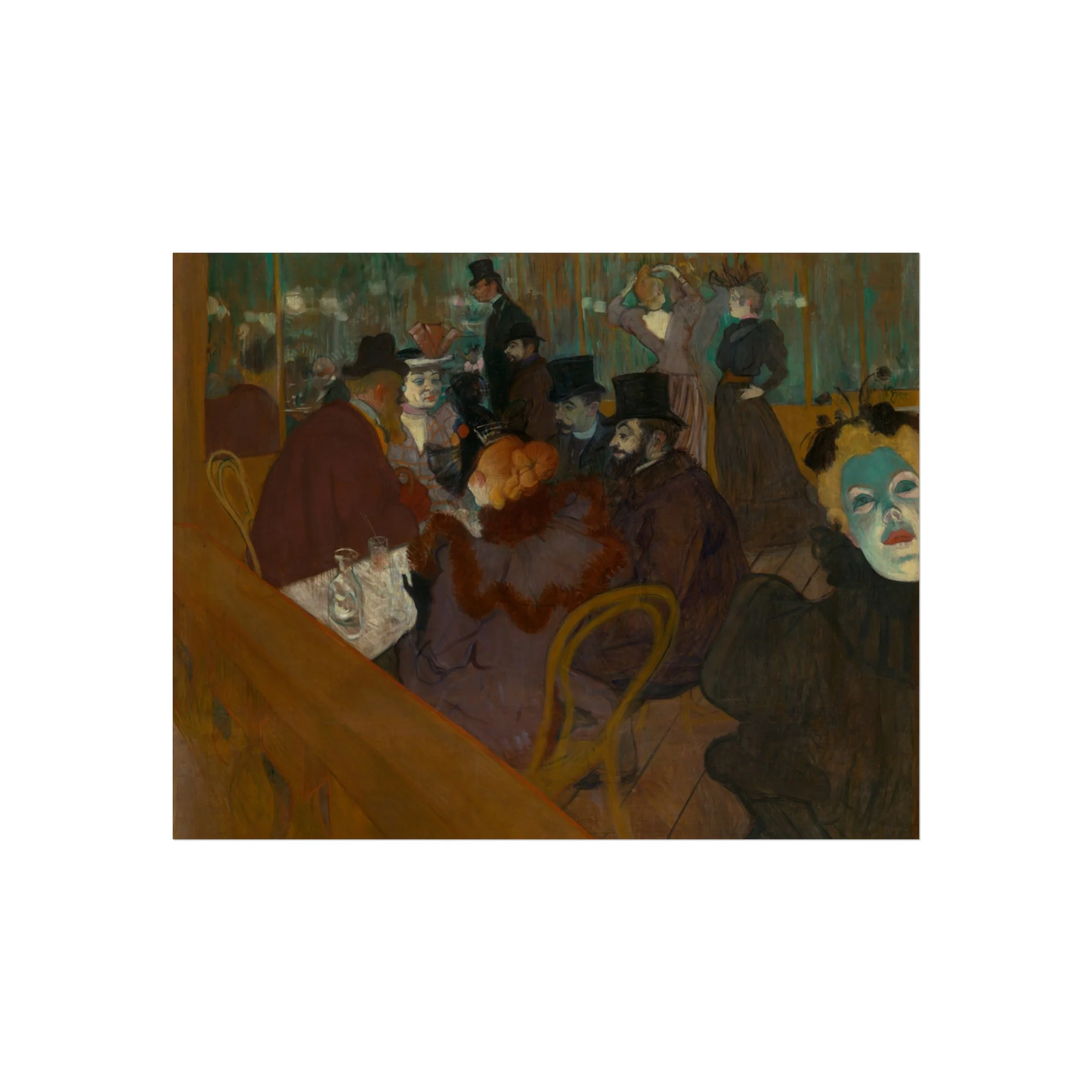 Henri de Toulouse-Lautrec - At the Moulin Rouge | Fine Art Poster
