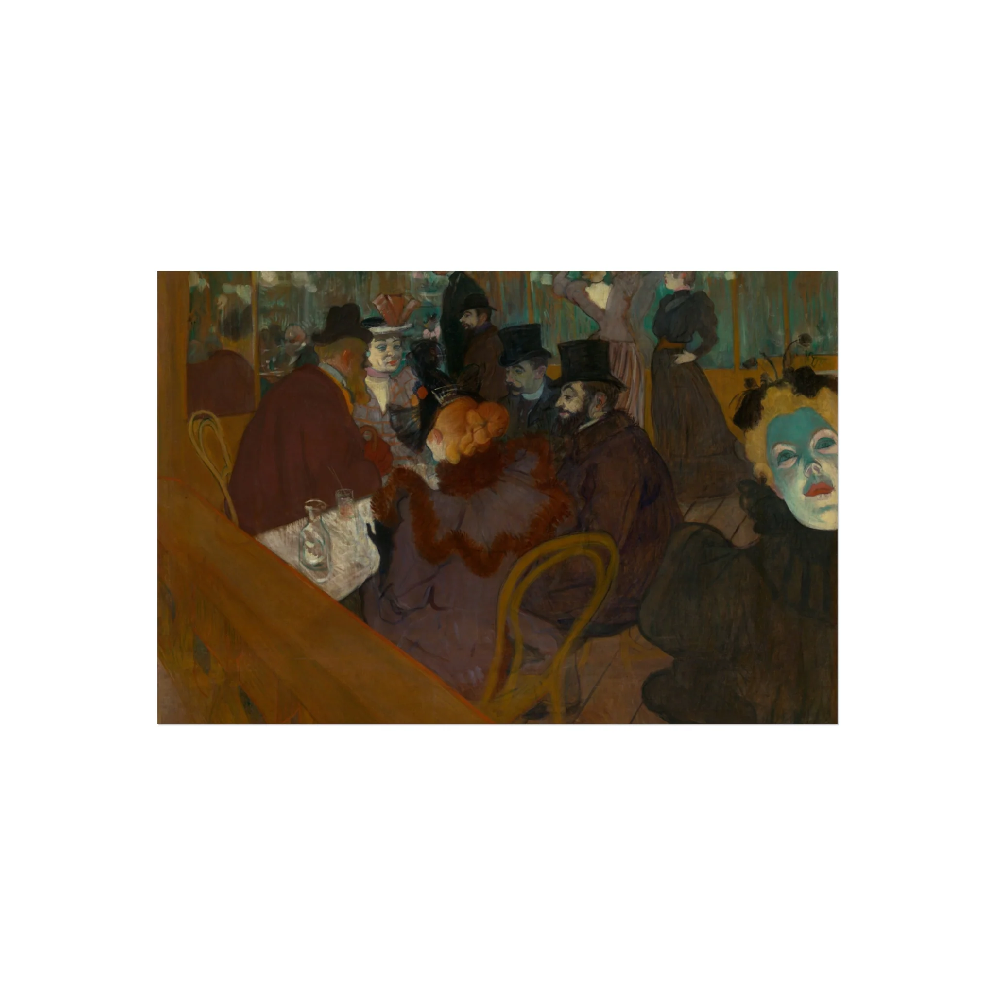 Henri de Toulouse-Lautrec - At the Moulin Rouge | Fine Art Poster - Image 4