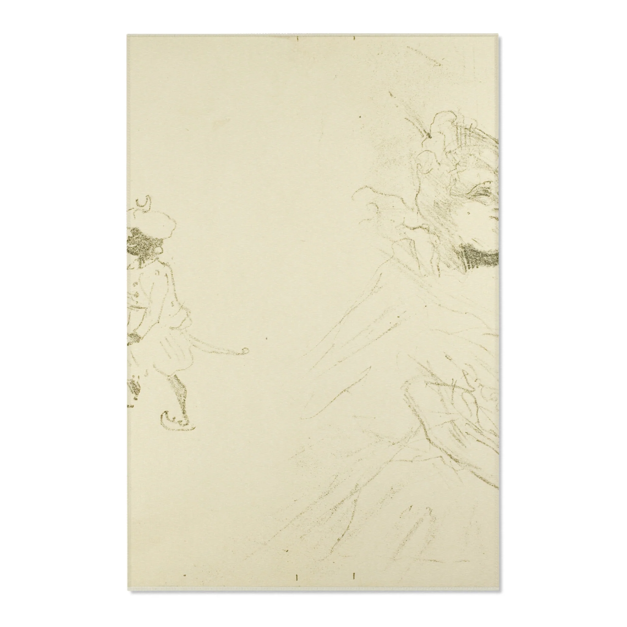 Henri de Toulouse-Lautrec - Cover for L'exemple de Ninon de Lenclos amoureuse | Area Rug - Image 3