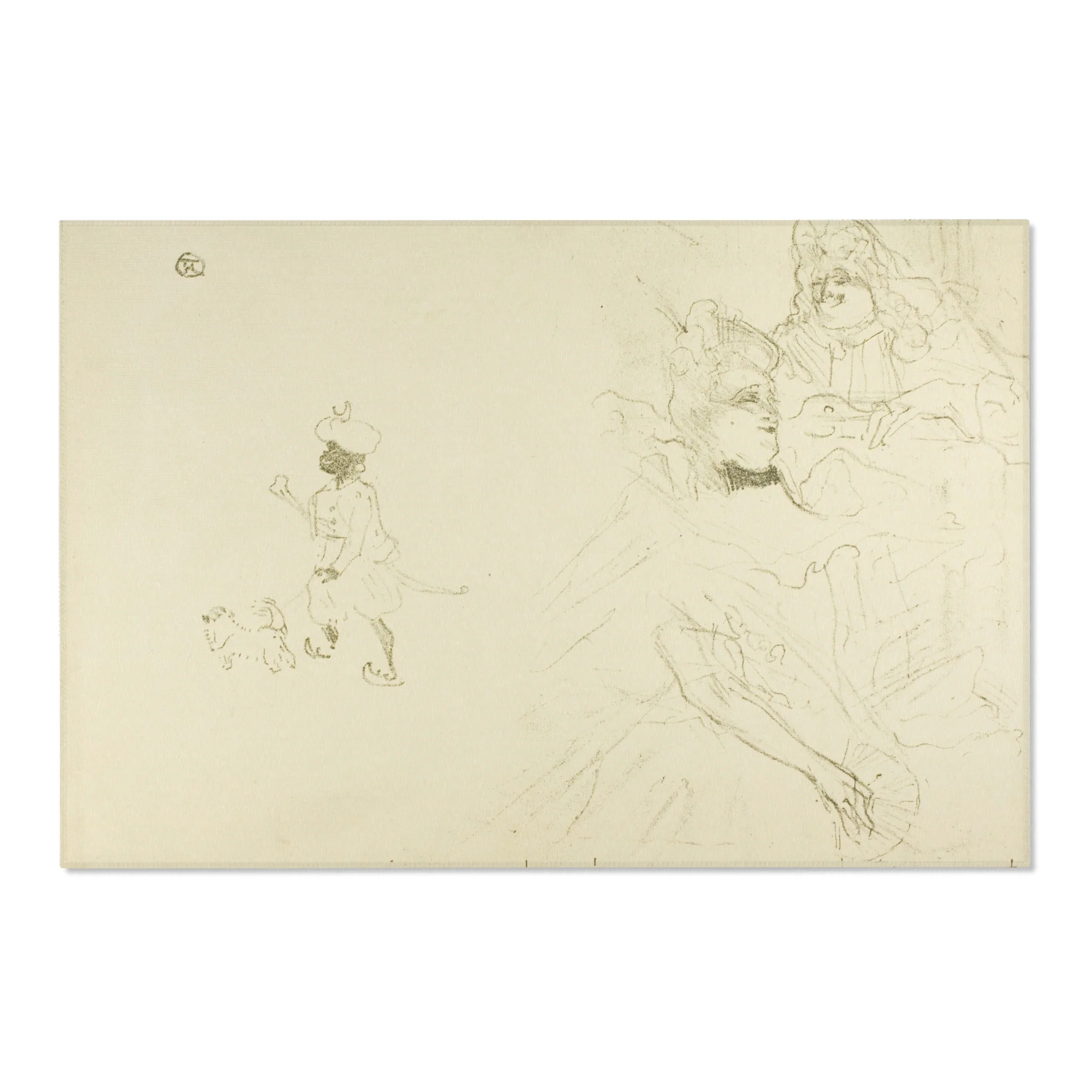 Henri de Toulouse-Lautrec - Cover for L'exemple de Ninon de Lenclos amoureuse | Area Rug - Image 6