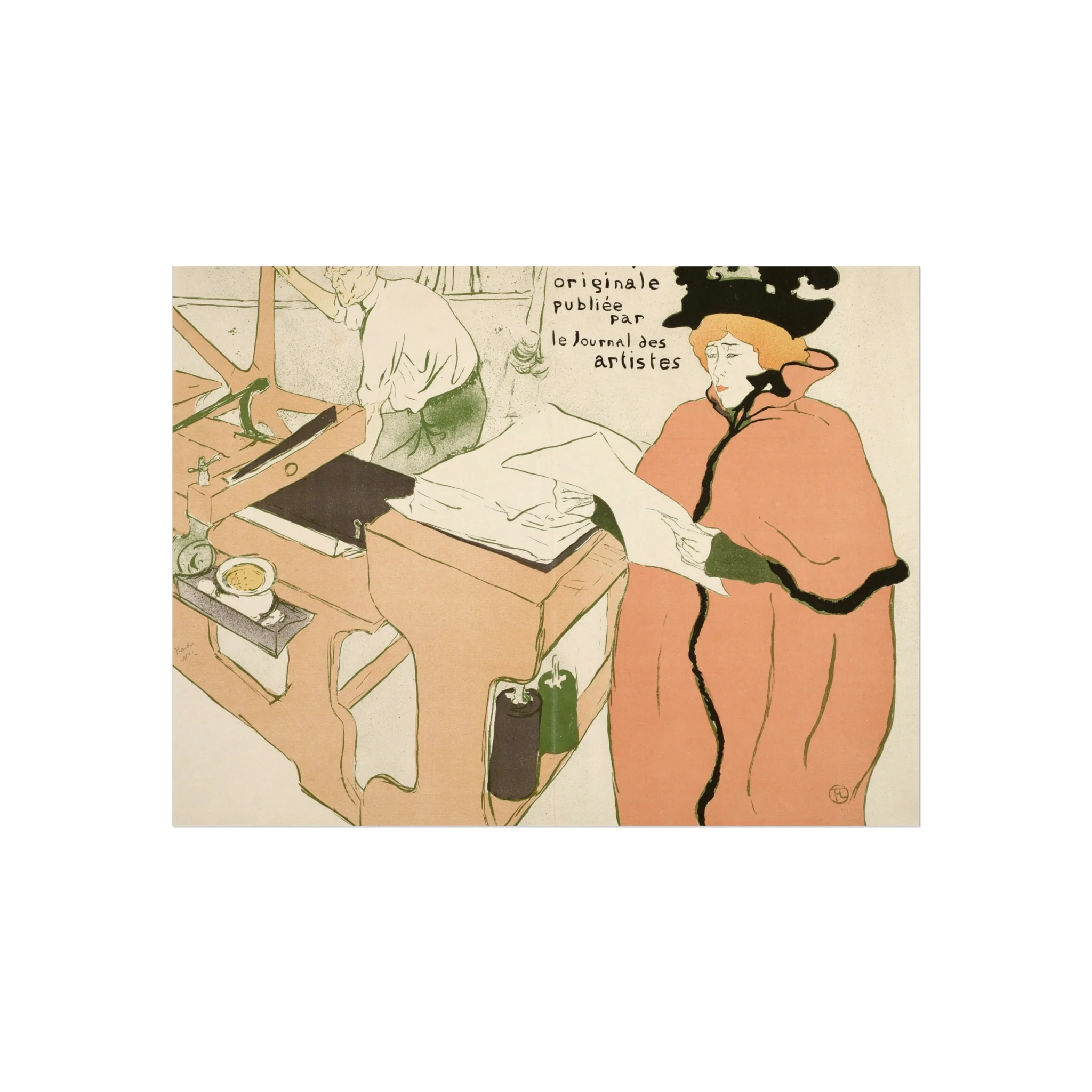 Henri de Toulouse-Lautrec - Cover for the first album of L'Estampe originale | Fine Art Poster - Image 3