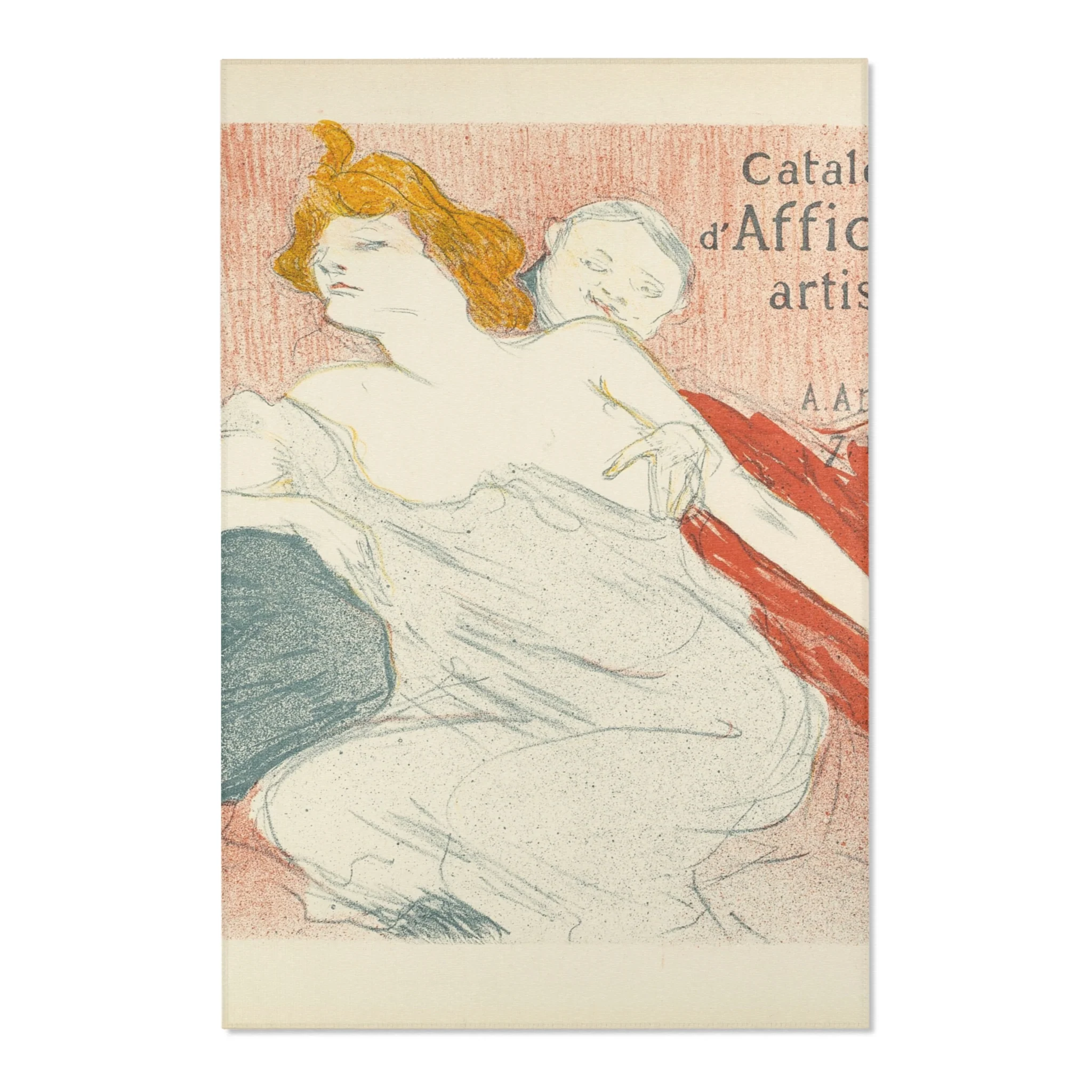 Henri de Toulouse-Lautrec - Debauchery (second plate) | Area Rug - Image 3