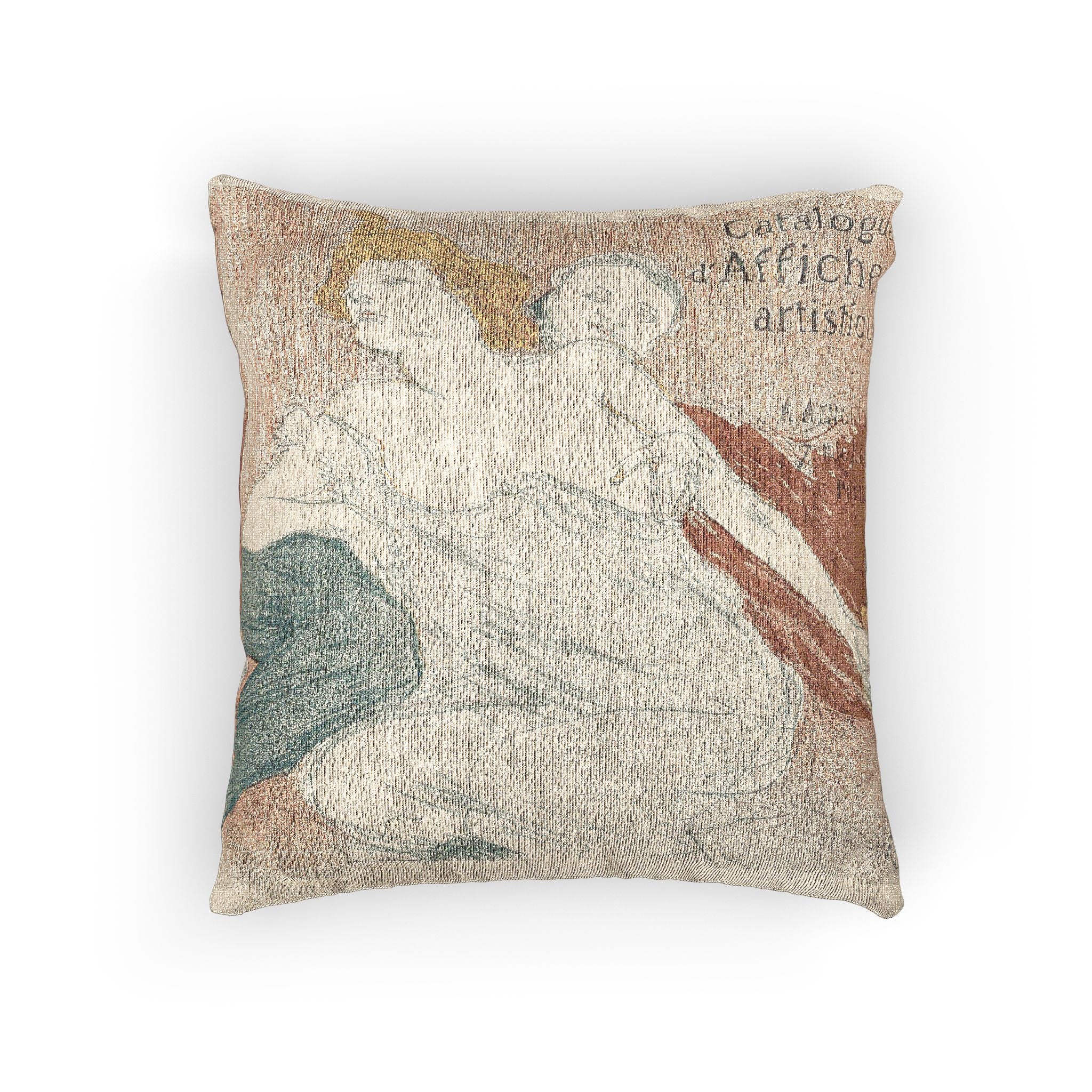 Henri de Toulouse-Lautrec - Debauchery (second plate) | Woven Pillow - Image 3