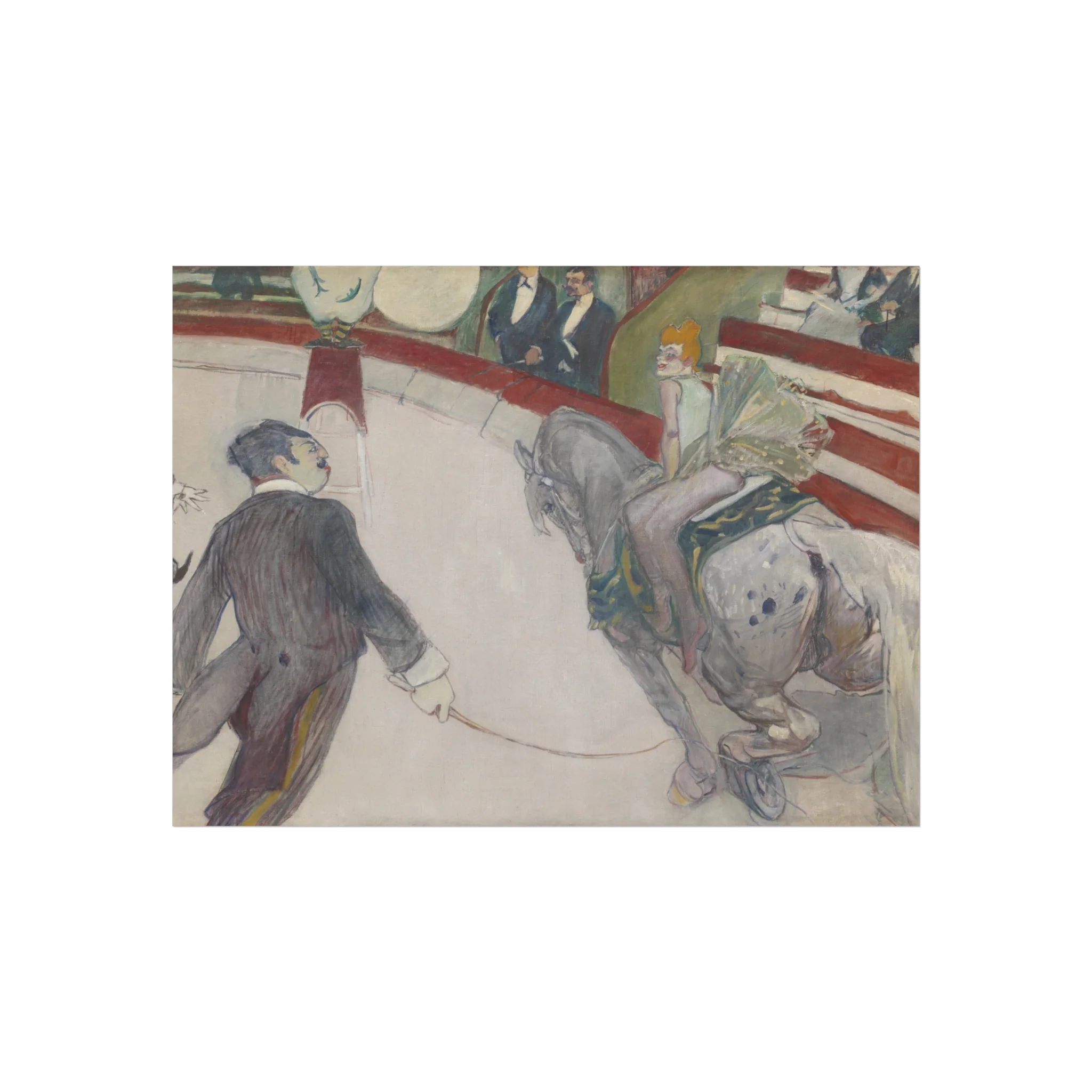 Henri de Toulouse-Lautrec - Equestrienne (At the Cirque Fernando) | Fine Art Poster - Image 3