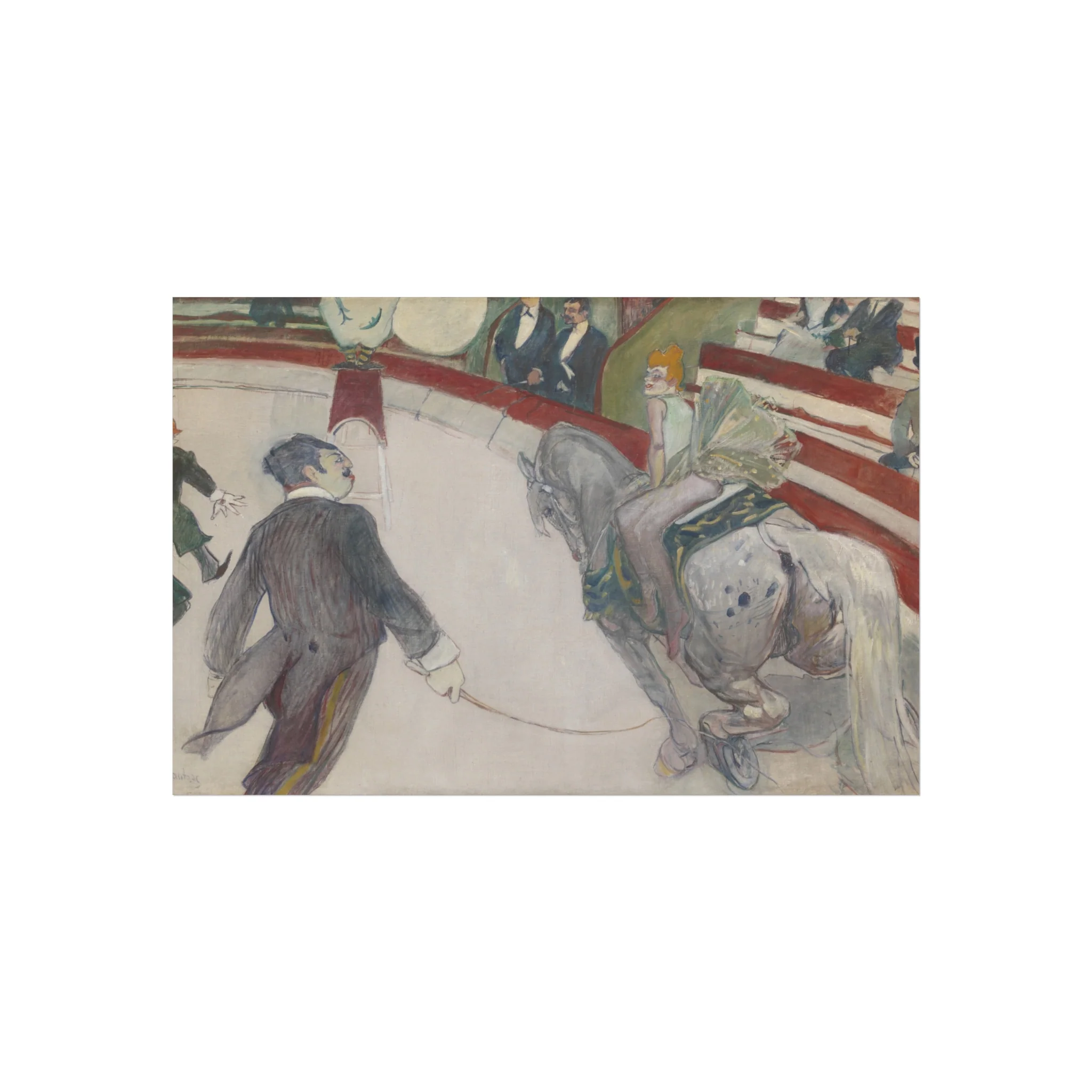 Henri de Toulouse-Lautrec - Equestrienne (At the Cirque Fernando) | Fine Art Poster - Image 4