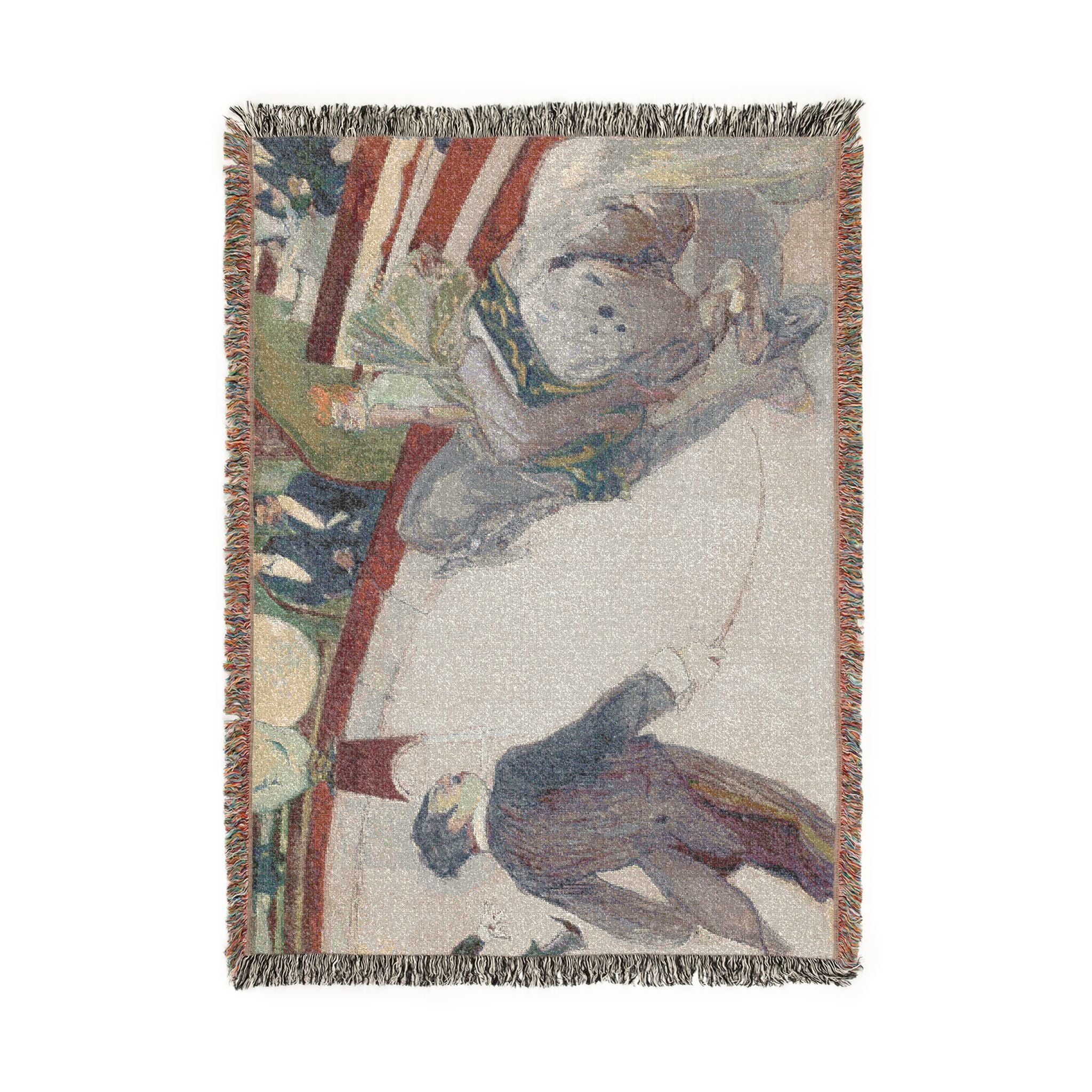 Henri de Toulouse-Lautrec - Equestrienne (At the Cirque Fernando) | Woven Tapestry Blanket - Image 6