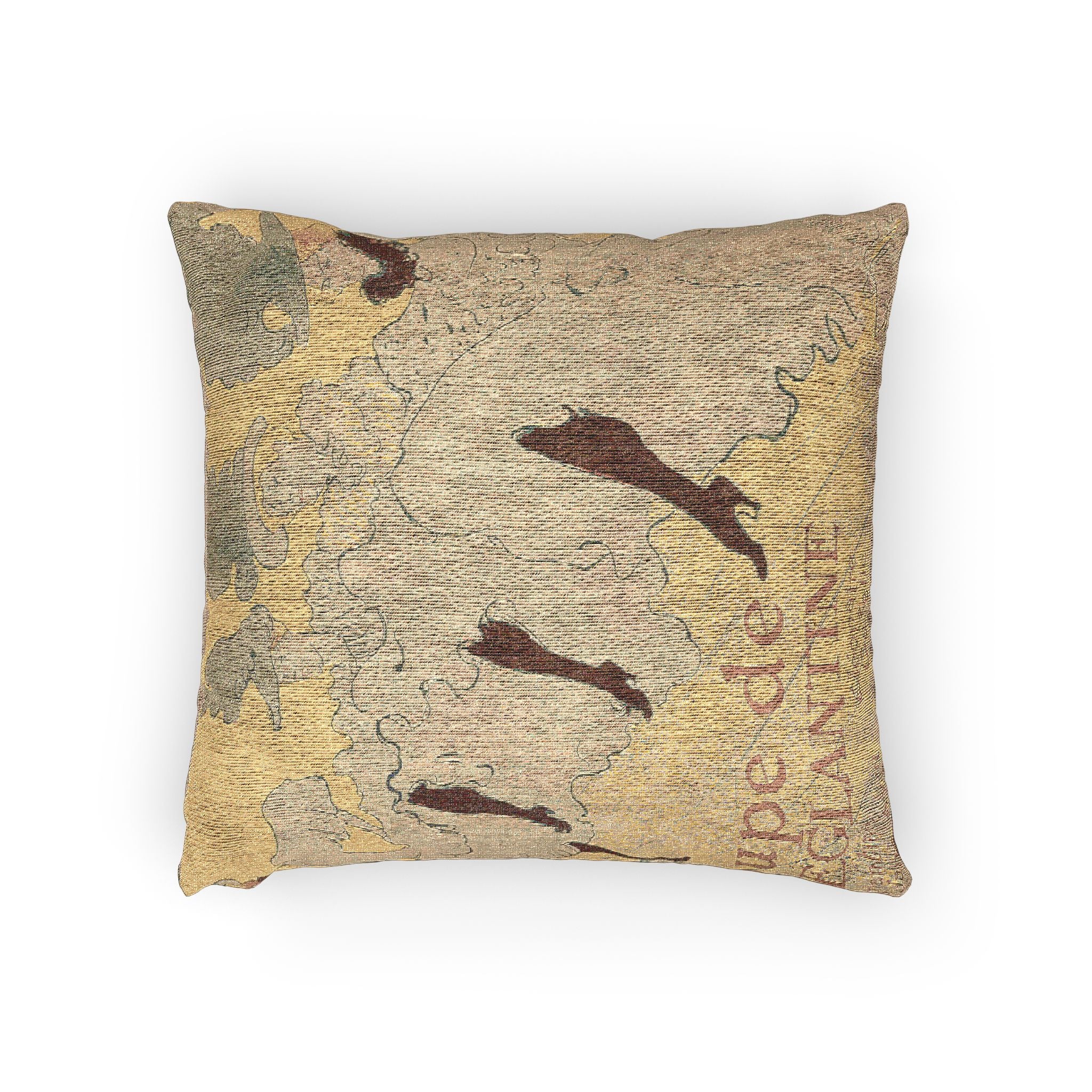 Henri de Toulouse-Lautrec - Mademoiselle Eglantine's Troupe | Woven Pillow - Image 2