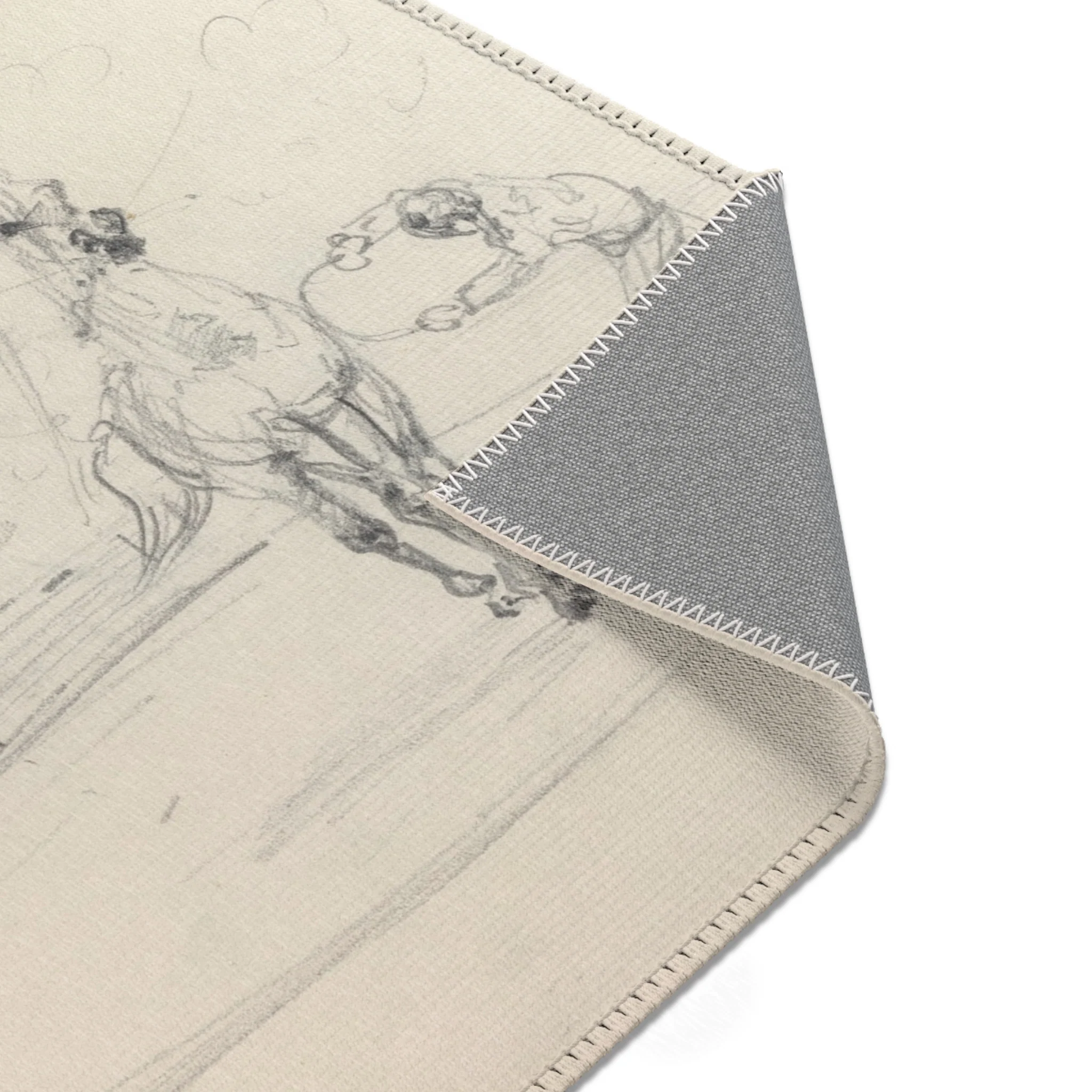 Henri de Toulouse-Lautrec - Sketchbook, 1880 | Area Rug - Image 13