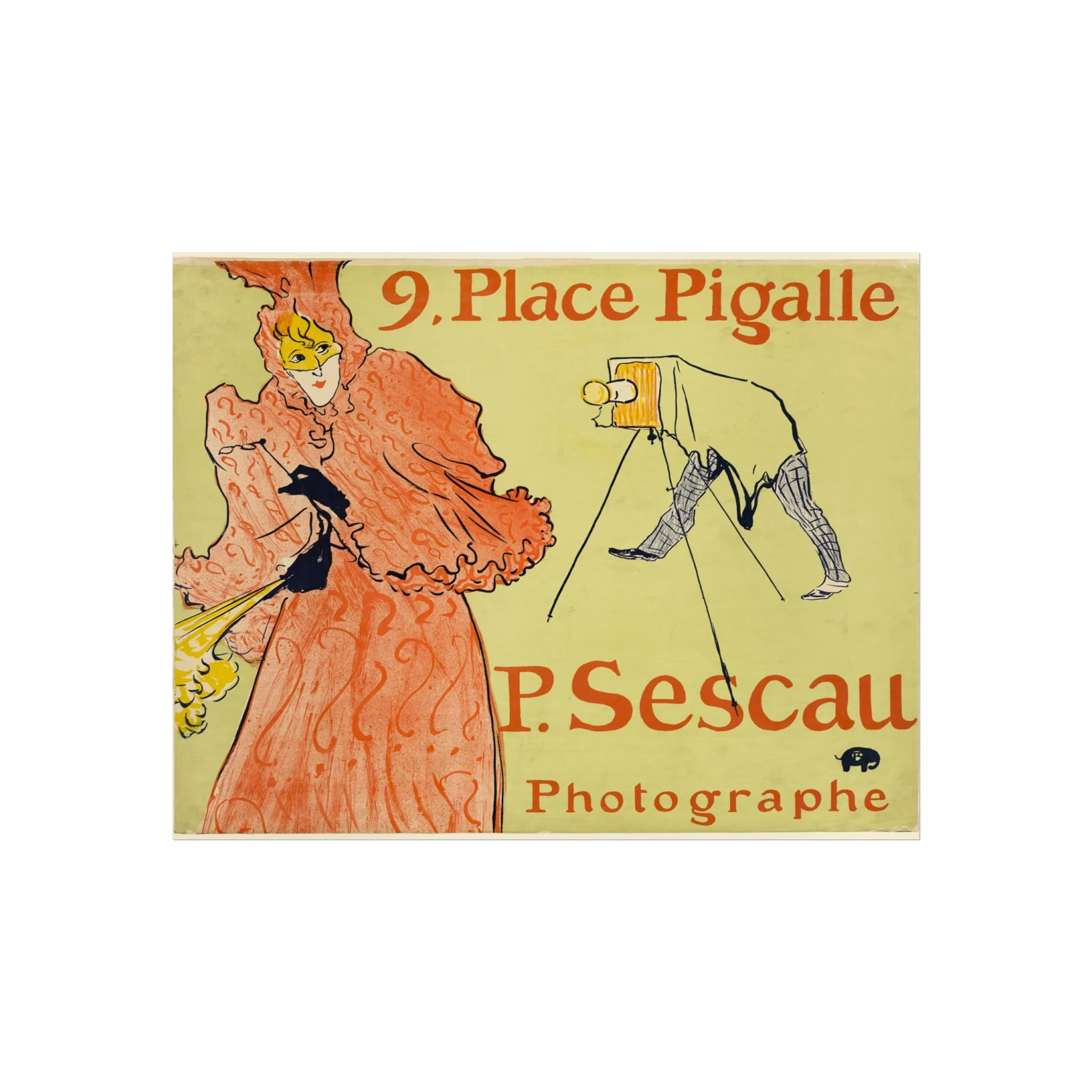 Henri de Toulouse-Lautrec - The Photographer Sescau | Fine Art Poster