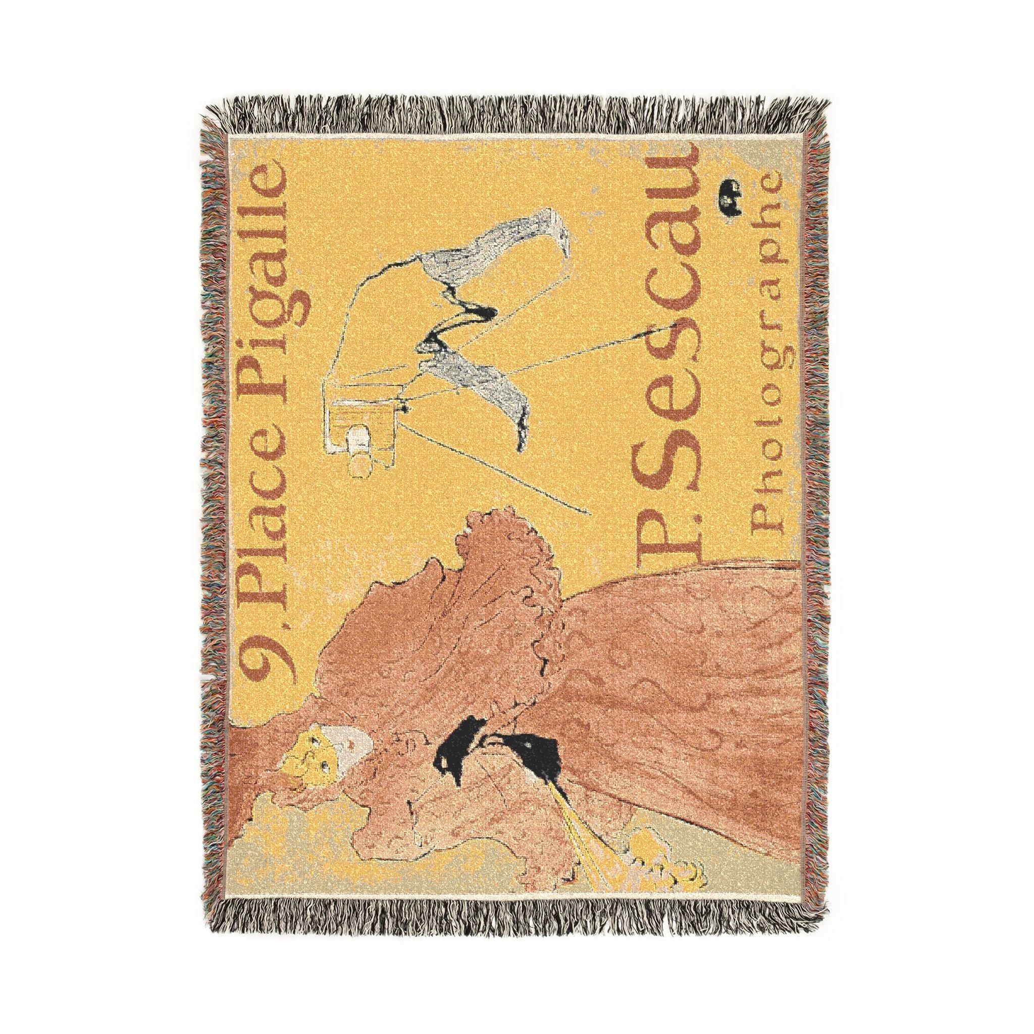 Henri de Toulouse-Lautrec - The Photographer Sescau | Woven Tapestry Blanket - Image 12