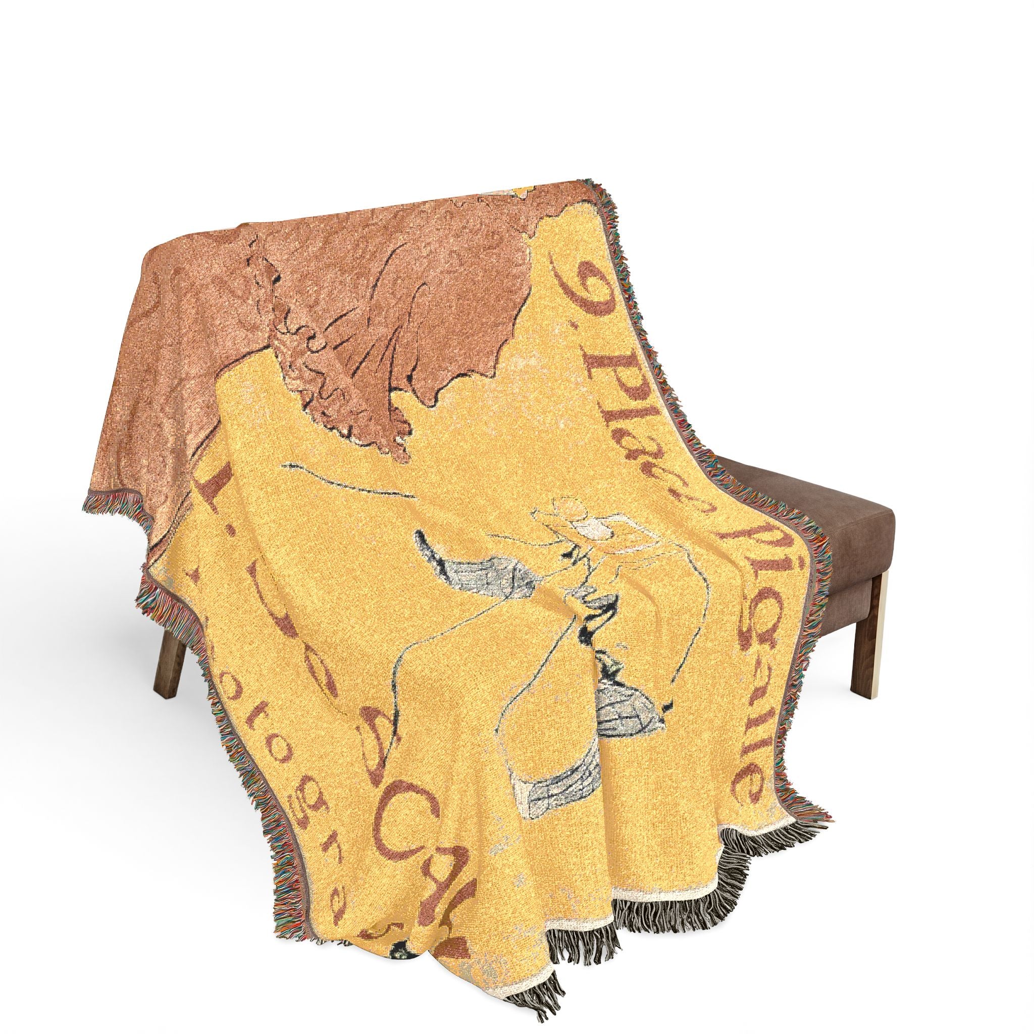 Henri de Toulouse-Lautrec - The Photographer Sescau | Woven Tapestry Blanket - Image 4