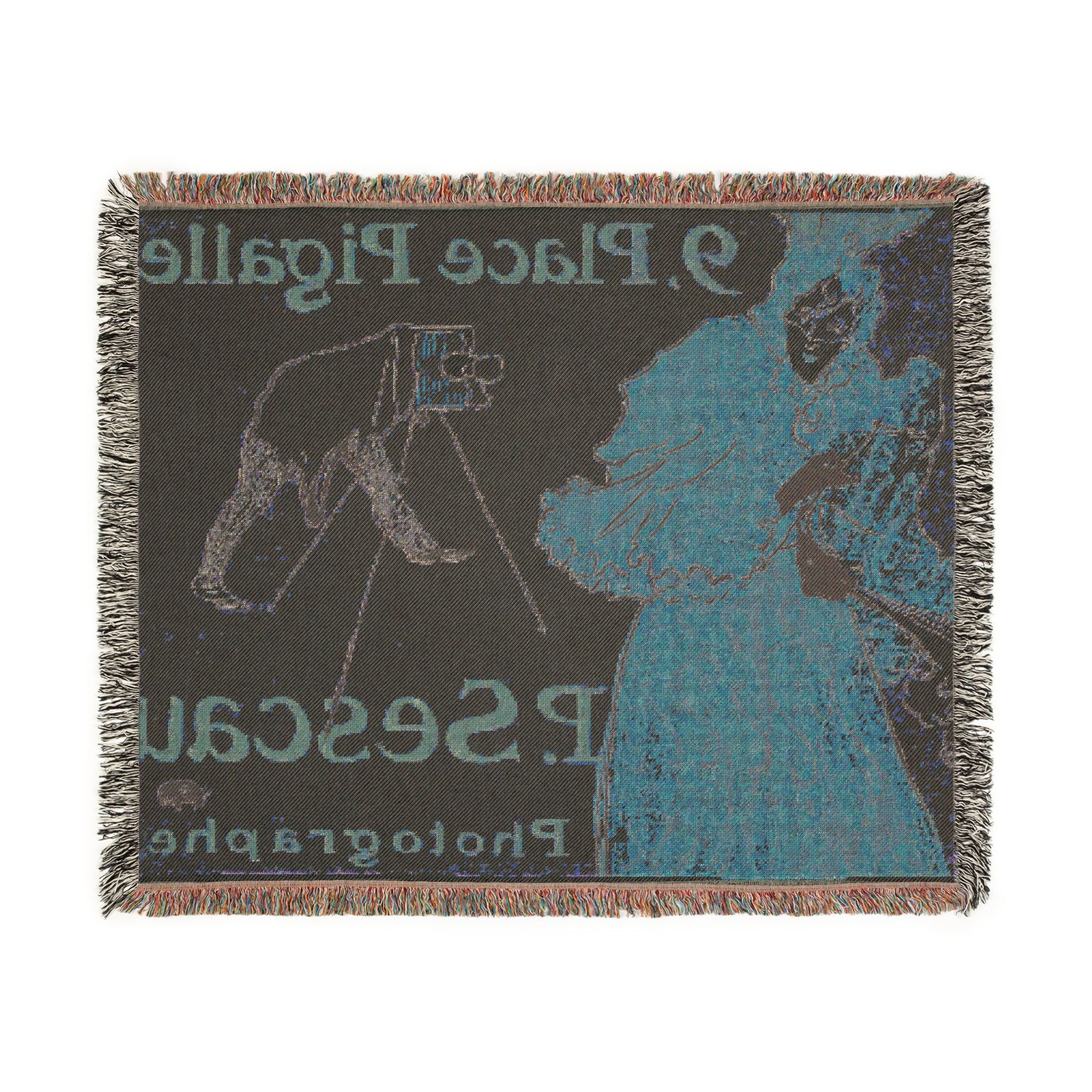 Henri de Toulouse-Lautrec - The Photographer Sescau | Woven Tapestry Blanket - Image 9