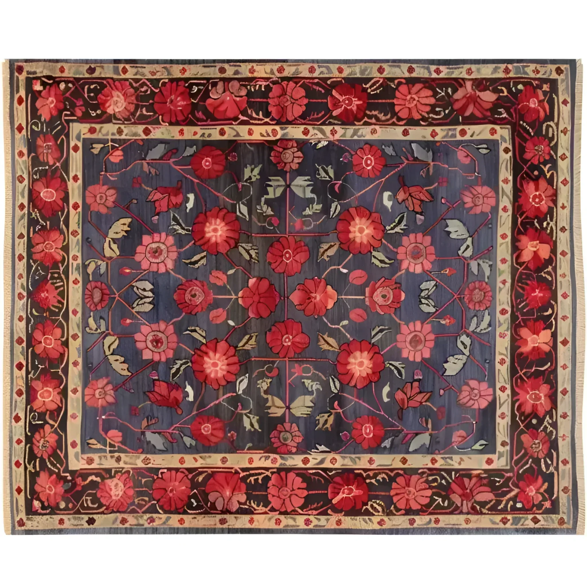Heritage Chic Hand Knotted Area Rug - Image 4