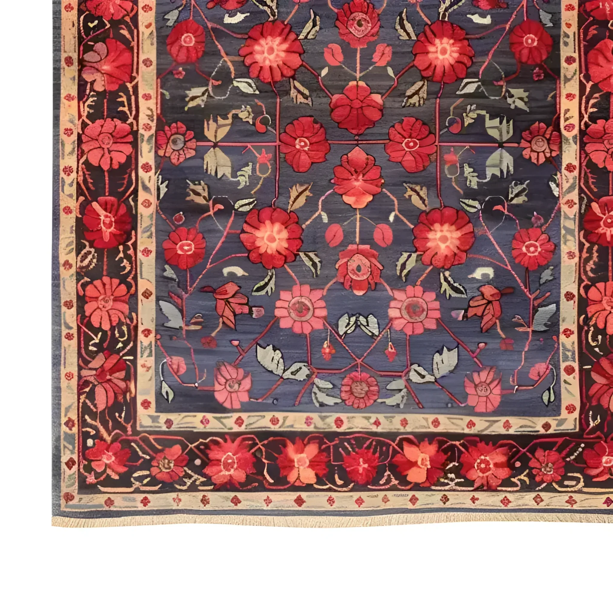Heritage Chic Hand Knotted Area Rug - Image 6
