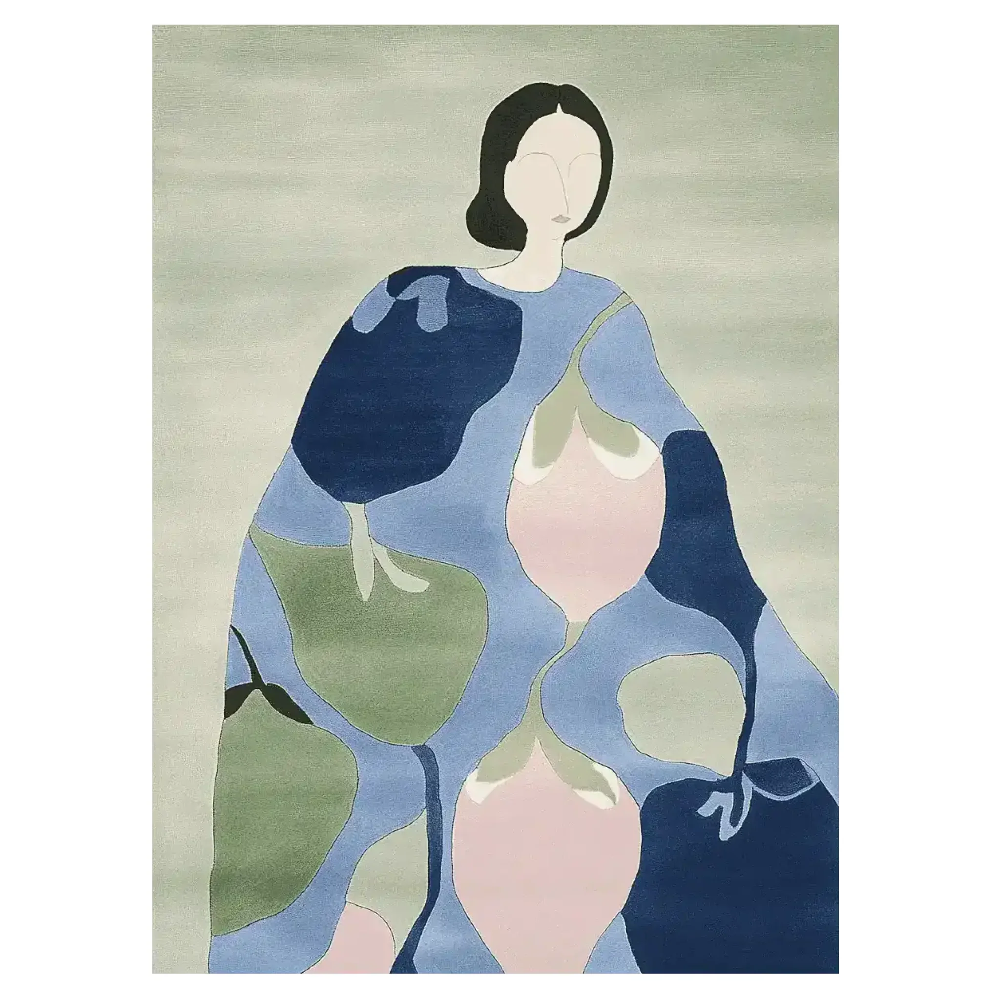 Hidden Among Blossoms Hand Tufted Rug