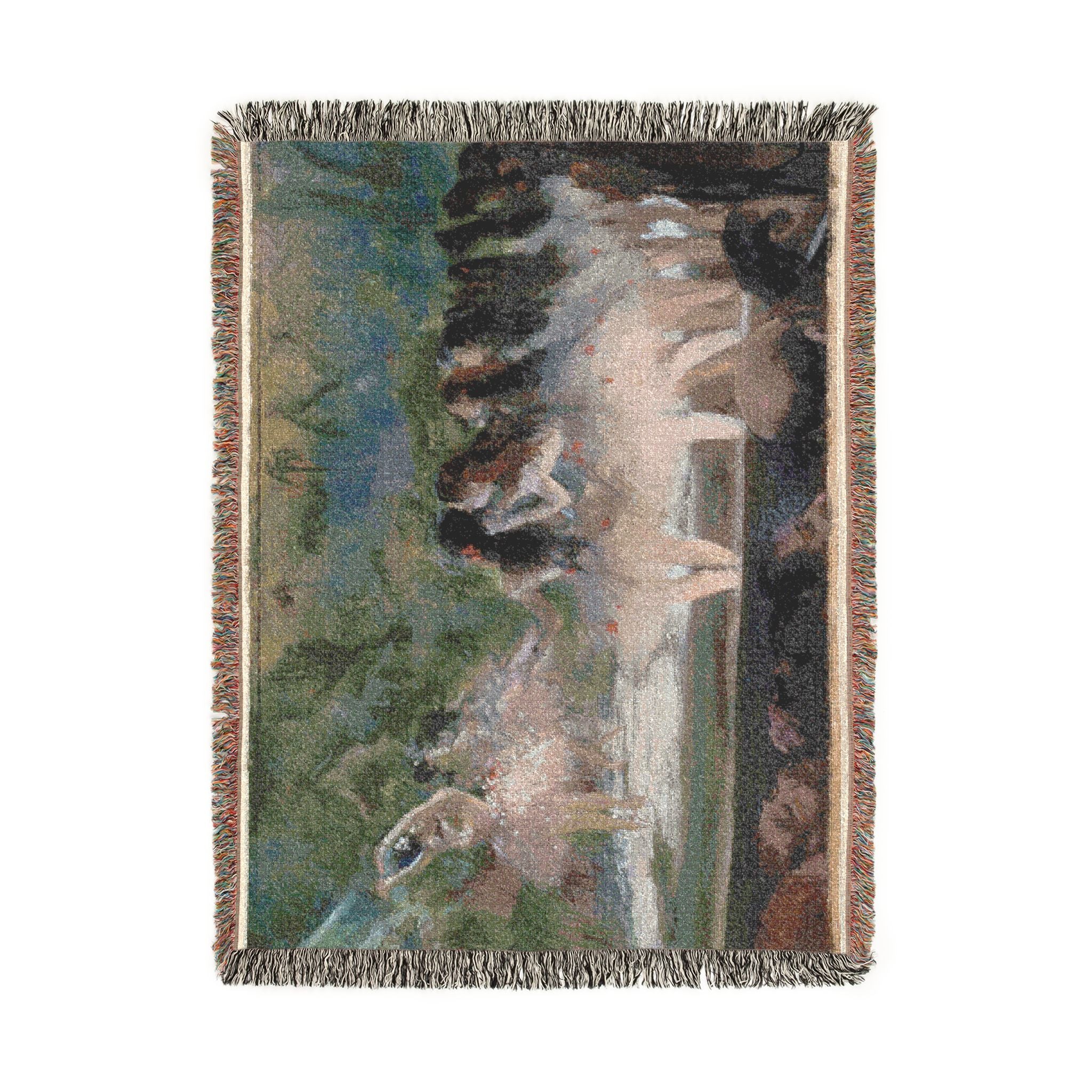 Hilaire Germain Edgar Degas - Ballet at the Paris Opéra | Woven Tapestry Blanket - Image 11