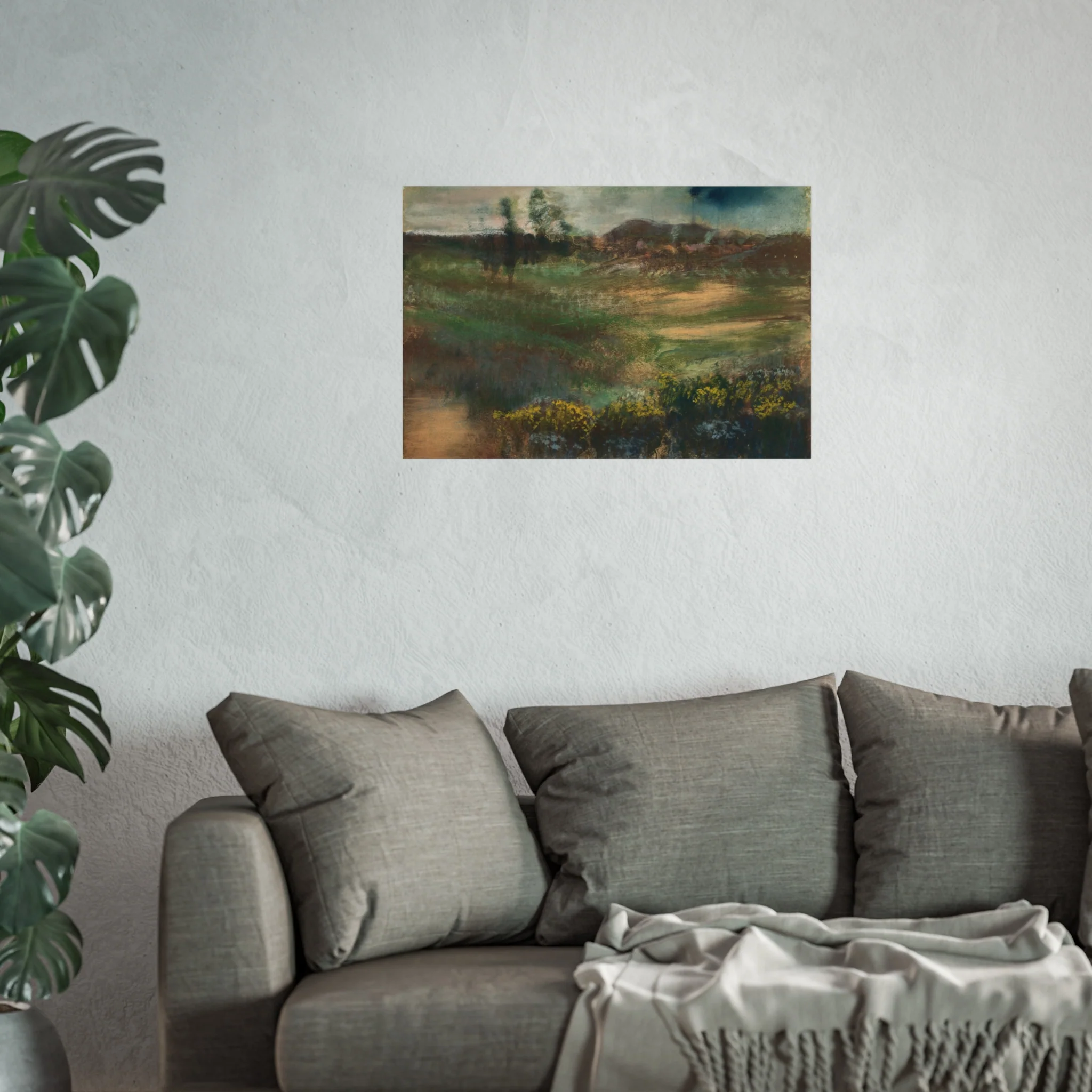 Hilaire Germain Edgar Degas - Landscape with Smokestacks | Fine Art Poster - Image 11