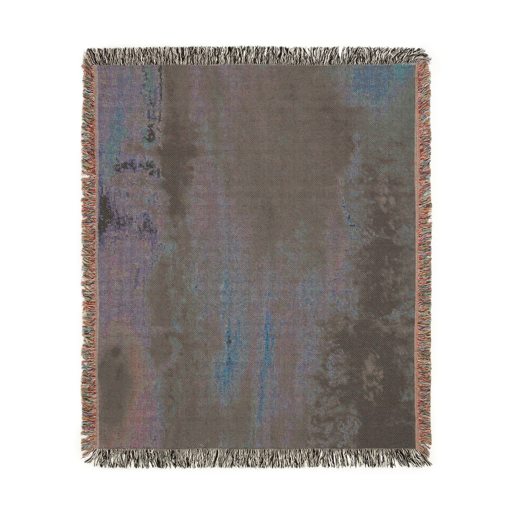 Hilaire Germain Edgar Degas - Landscape with Smokestacks | Woven Tapestry Blanket - Image 9