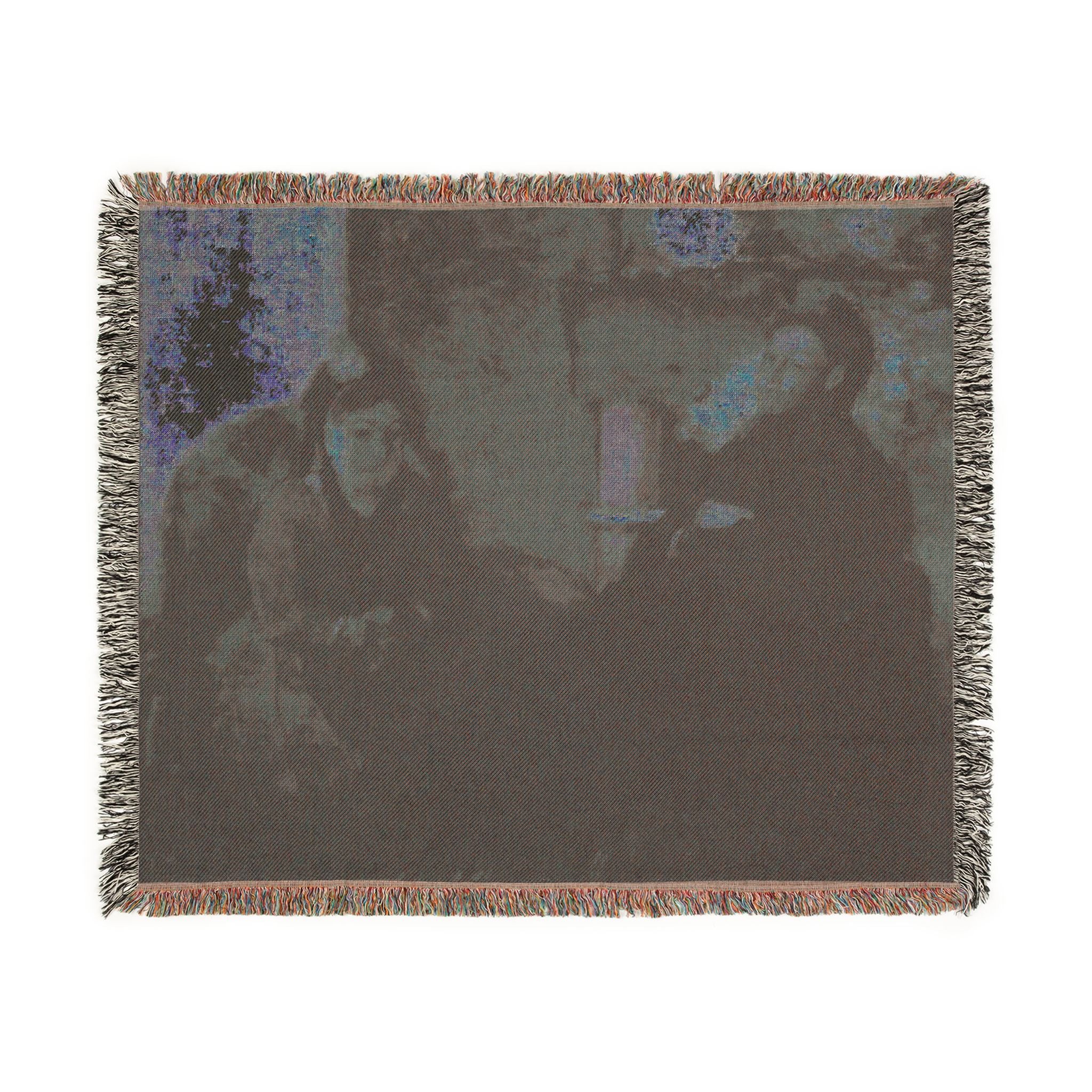 Hilaire Germain Edgar Degas - Portrait of Mme Lisle and Mme Loubens | Woven Tapestry Blanket - Image 8
