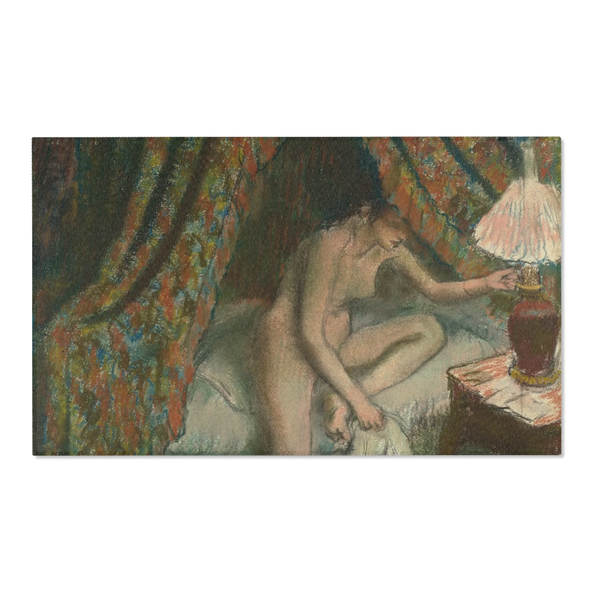Hilaire Germain Edgar Degas - Retiring | Area Rug - Image 5