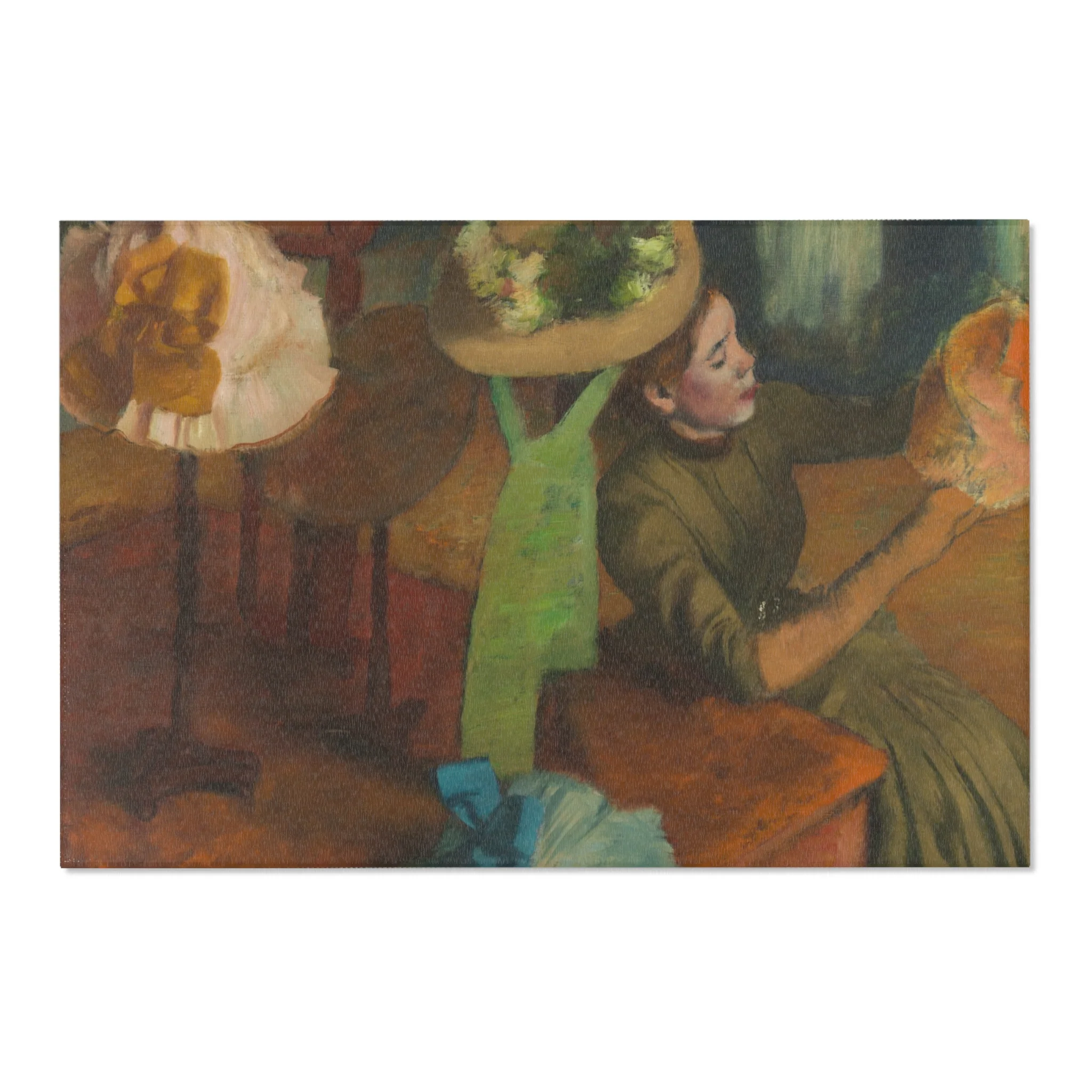 Hilaire Germain Edgar Degas - The Millinery Shop | Area Rug - Image 6