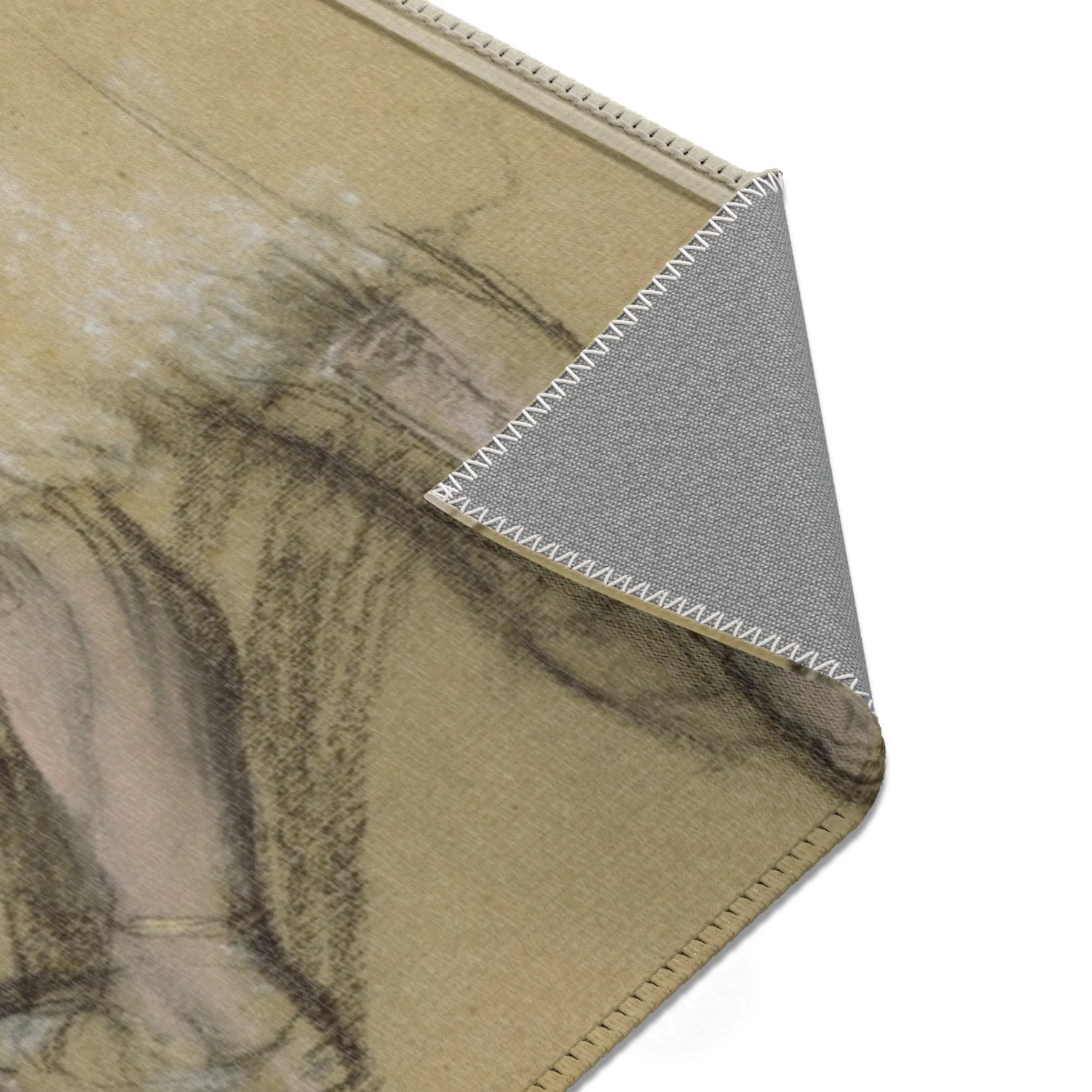 Hilaire Germain Edgar Degas - Three Studies of a Dancer in Fourth Position | Area Rug - Image 17