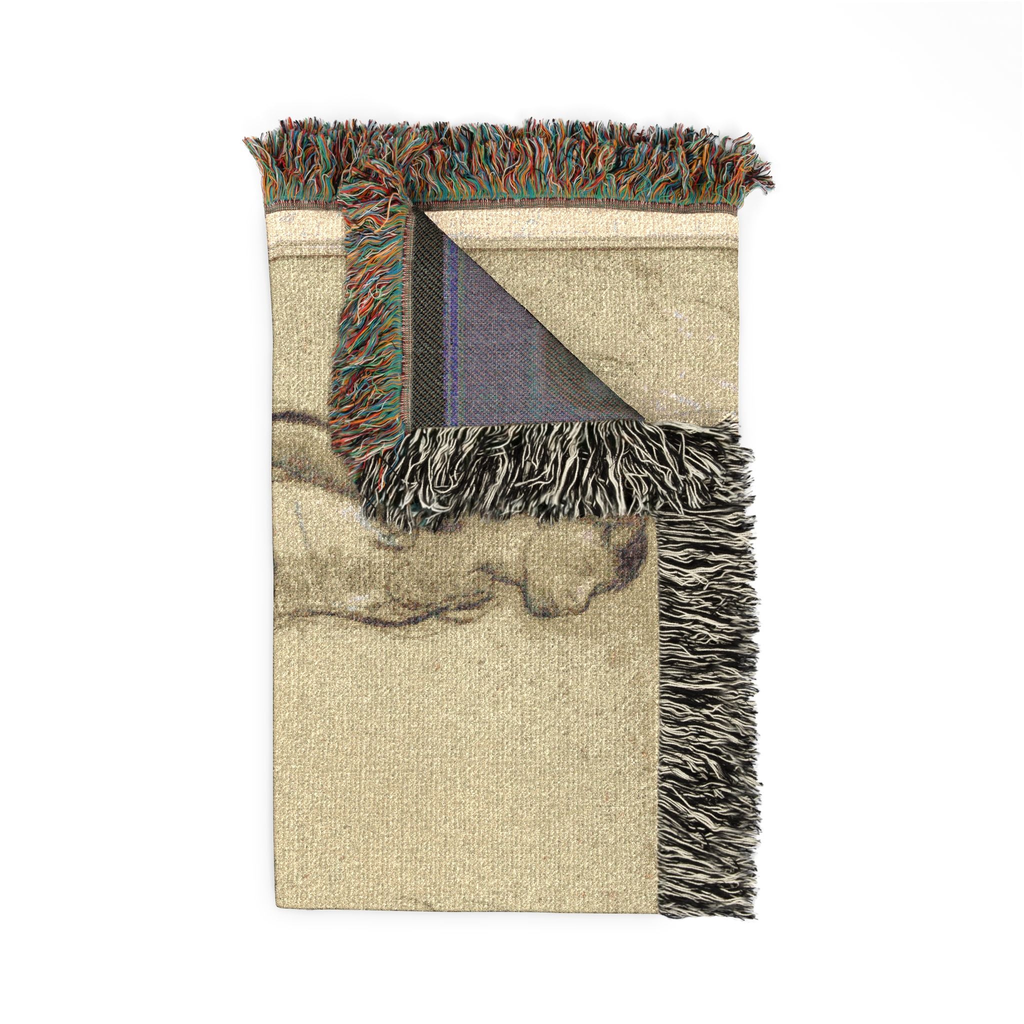 Hilaire Germain Edgar Degas - Three Studies of a Dancer in Fourth Position | Woven Tapestry Blanket - Image 5