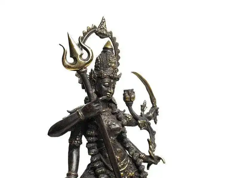 Hindu God Mahakali Dancing Statue - Image 6