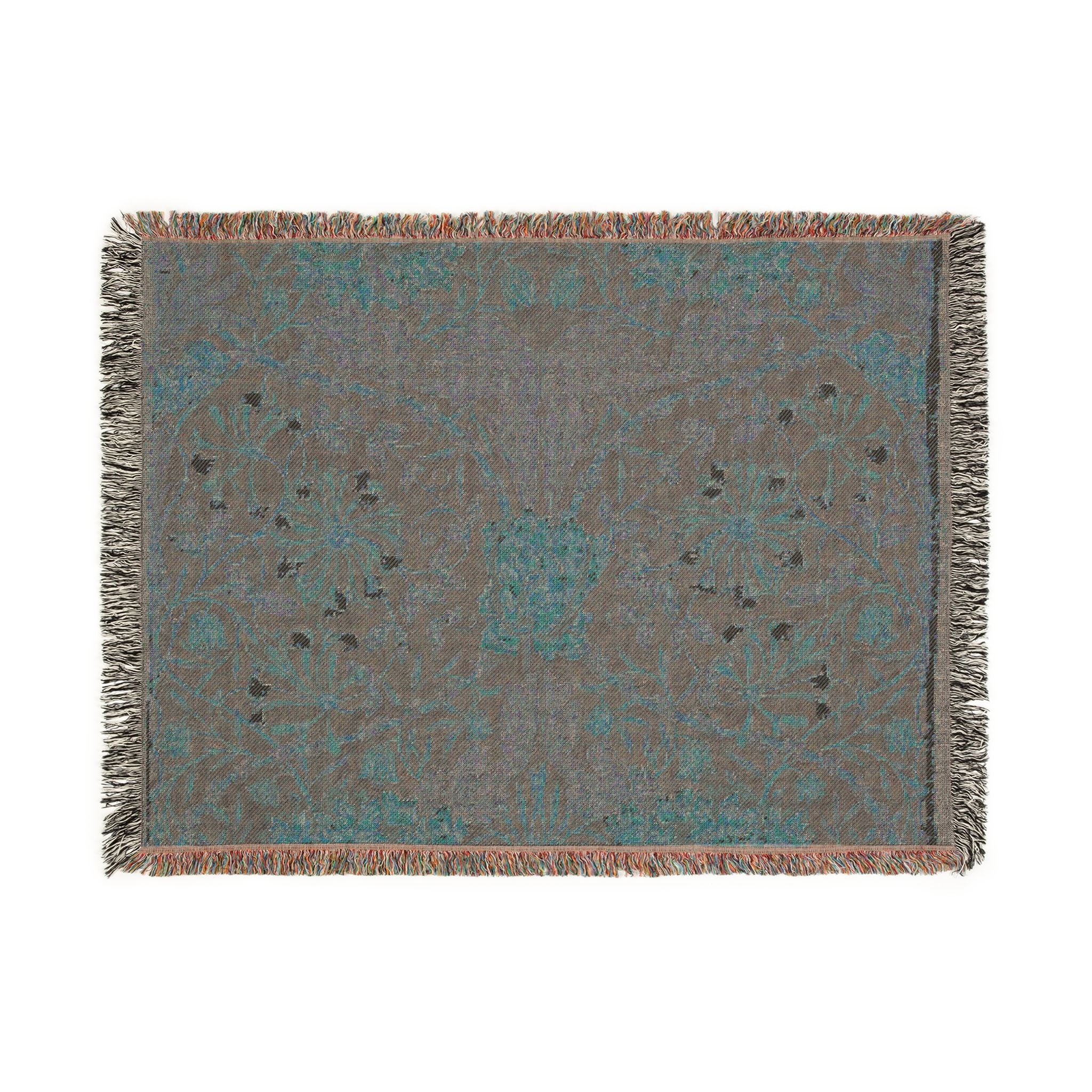 honeysuckle-william-morris | Woven Tapestry Blanket - Image 12