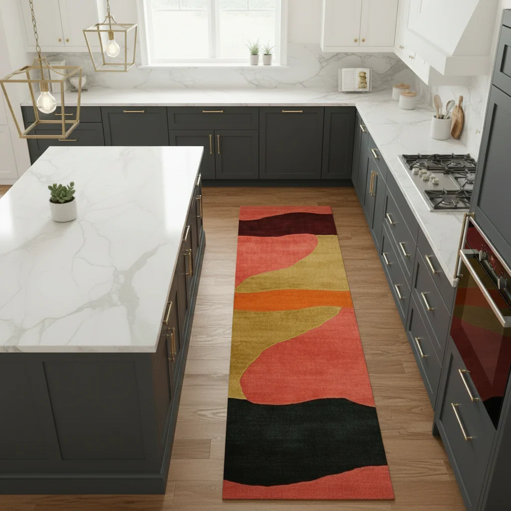 Horizon Echo Hand Tufted Wool Rug - Image 3