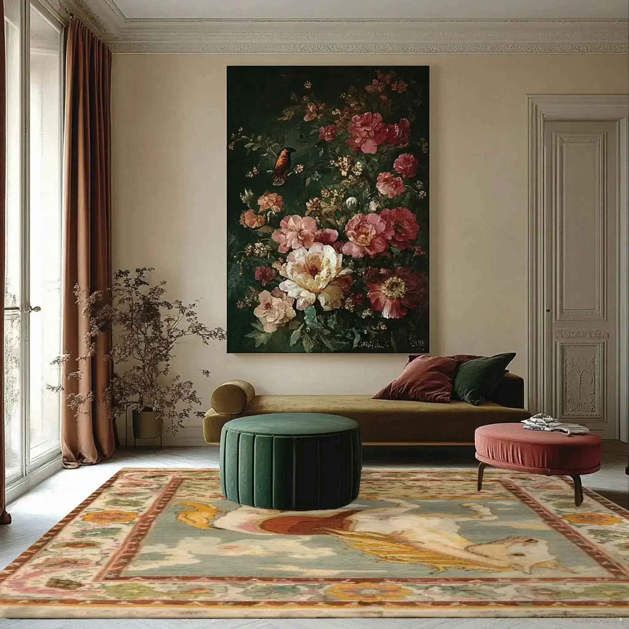 Horsing Haven Hand Knotted Area Rug - Image 4