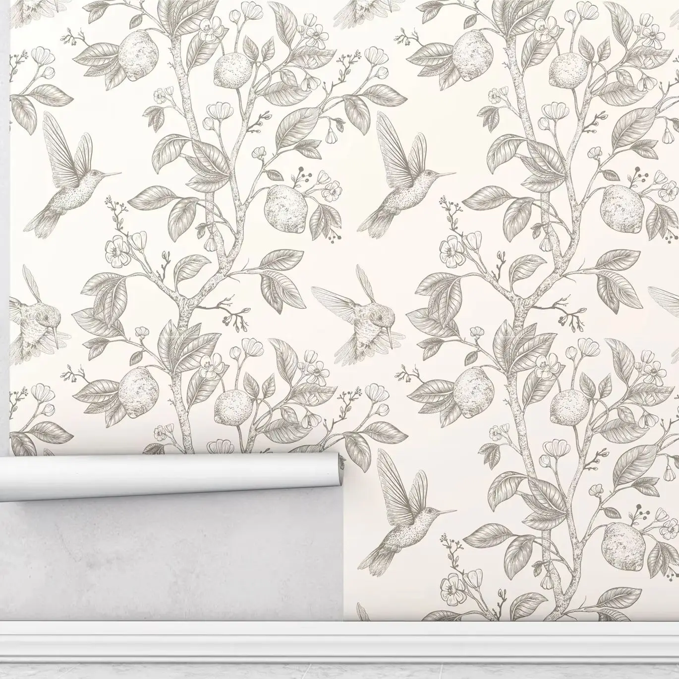 Hummingbird Floral Wallpaper - Image 4