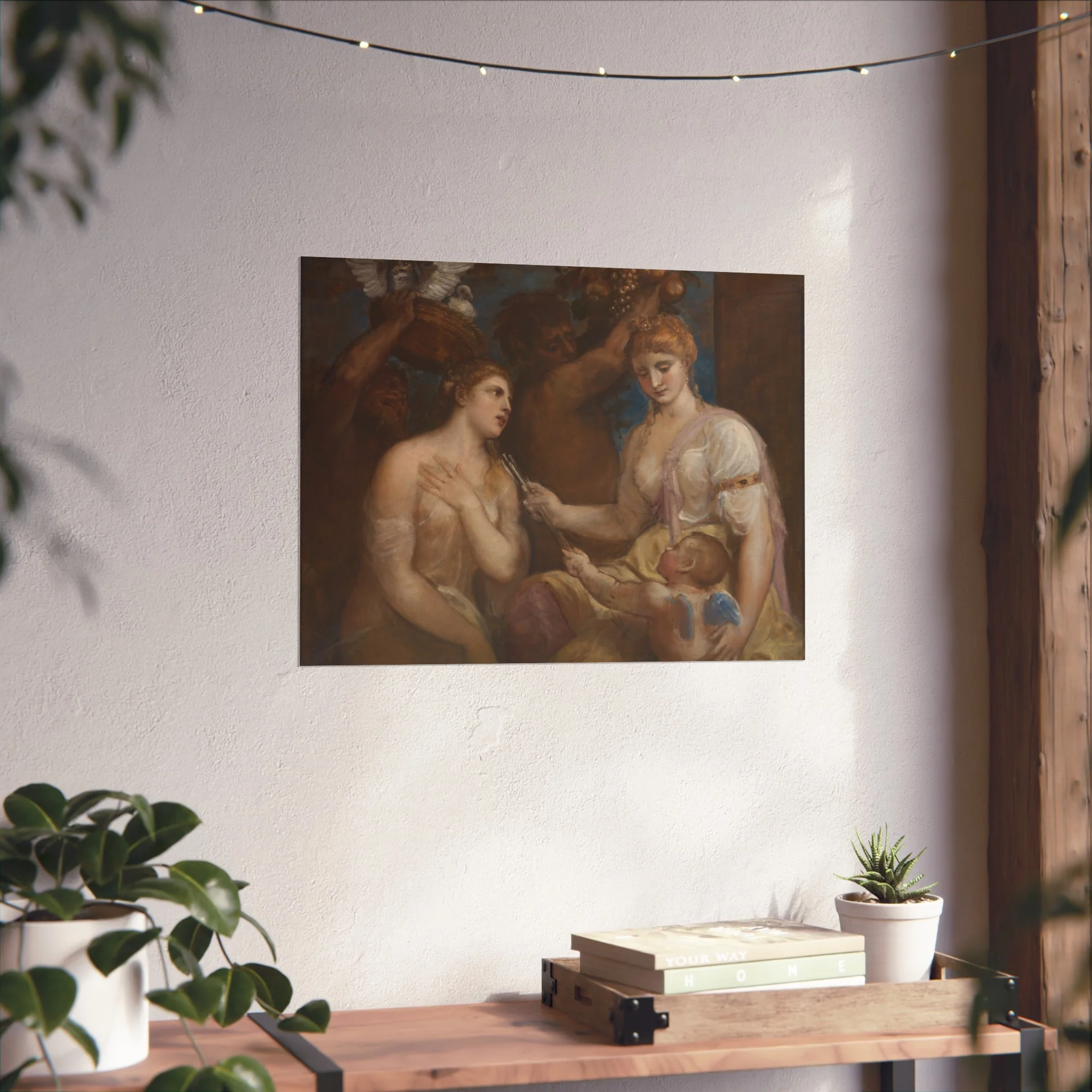 Imitator of Titian - Allegory of Venus and Cupid | Fine Art Poster - Image 9