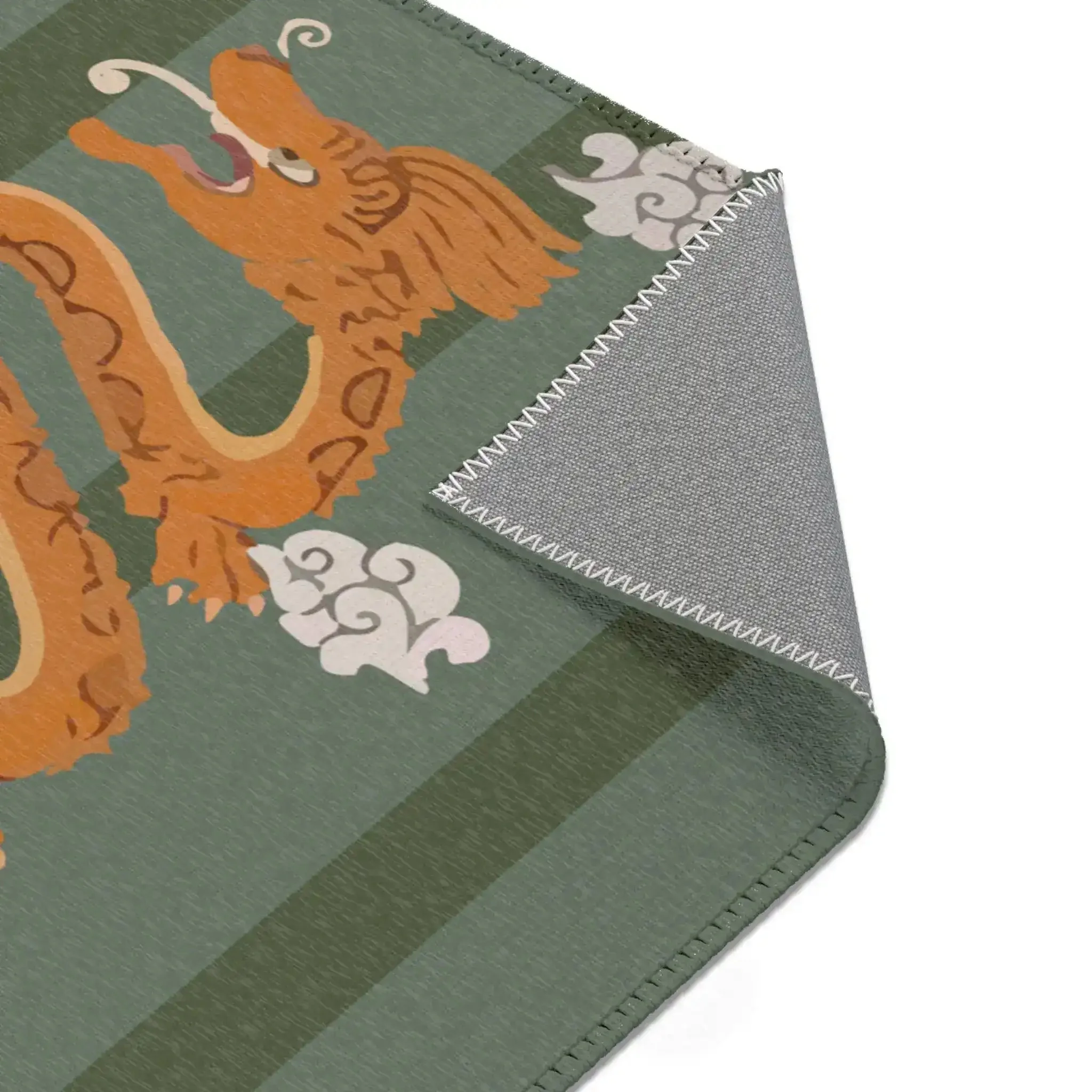 Imperial Flame Dragon Accent Rug - Image 5