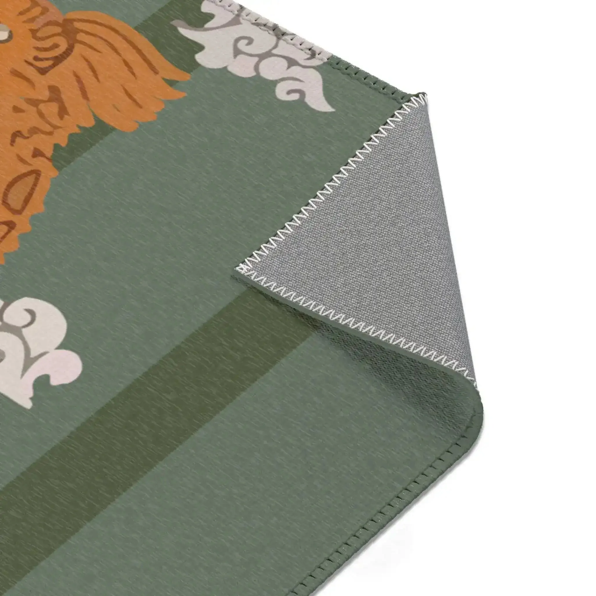 Imperial Flame Dragon Accent Rug - Image 8