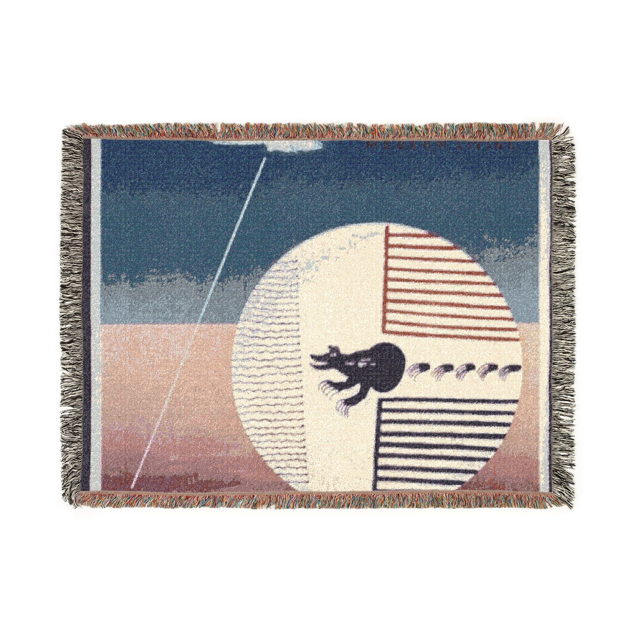 indian-art-of-the-united-states-wpa-federal-art-project | Woven Tapestry Blanket - Image 10
