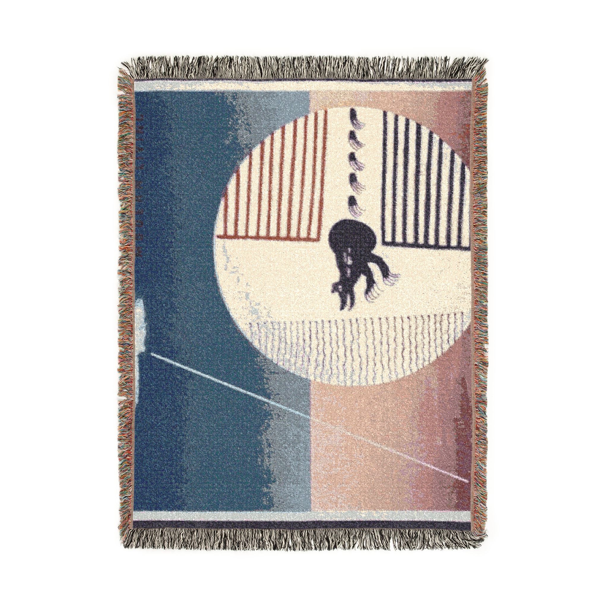 indian-art-of-the-united-states-wpa-federal-art-project | Woven Tapestry Blanket - Image 11