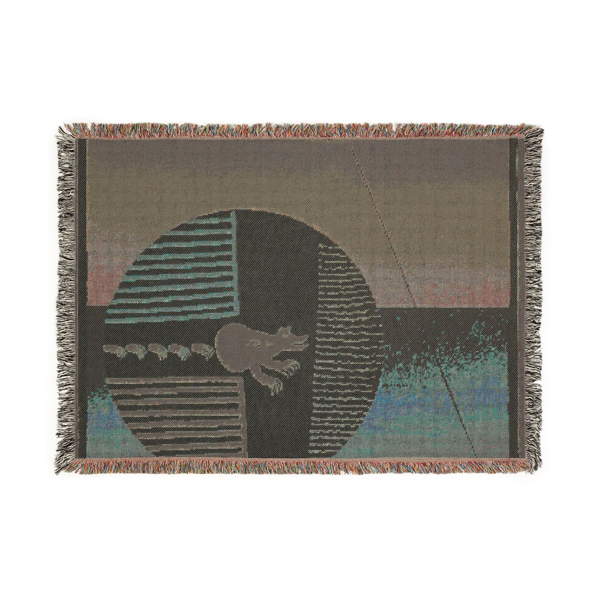 indian-art-of-the-united-states-wpa-federal-art-project | Woven Tapestry Blanket - Image 4