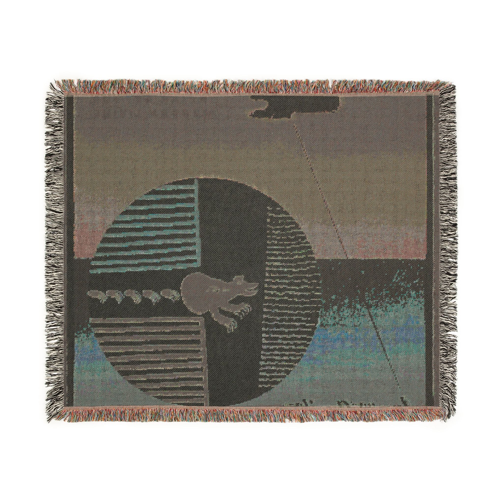 indian-art-of-the-united-states-wpa-federal-art-project | Woven Tapestry Blanket - Image 8