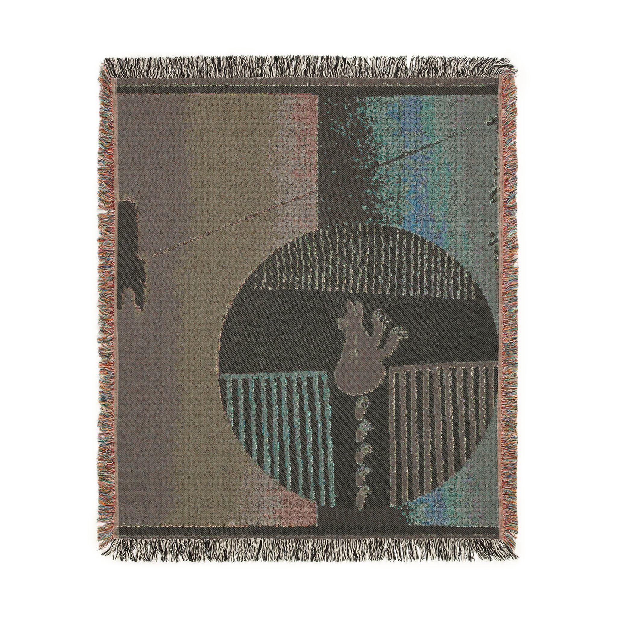 indian-art-of-the-united-states-wpa-federal-art-project | Woven Tapestry Blanket - Image 9