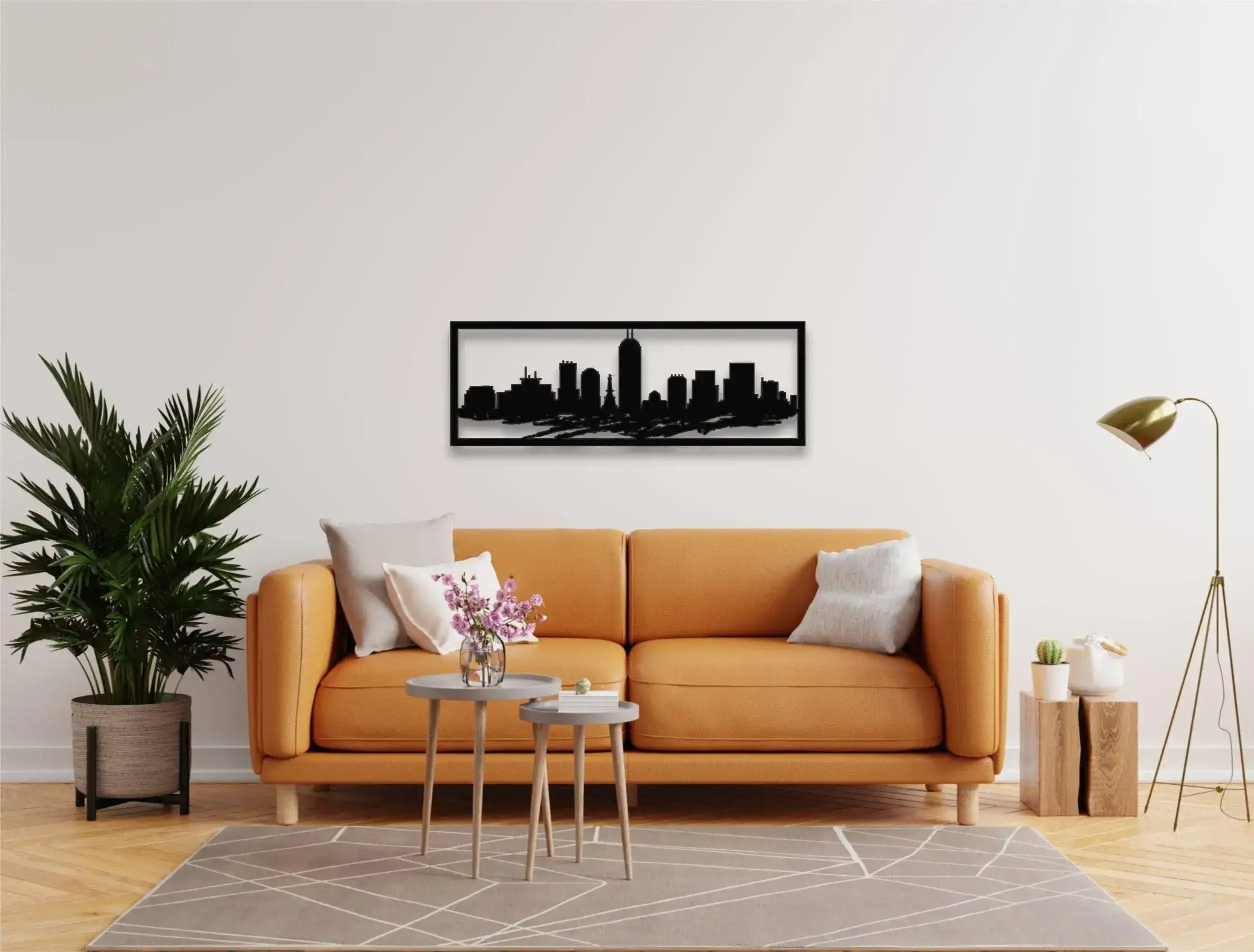 Indianapolis Skyline Metal Wall Art - Image 2